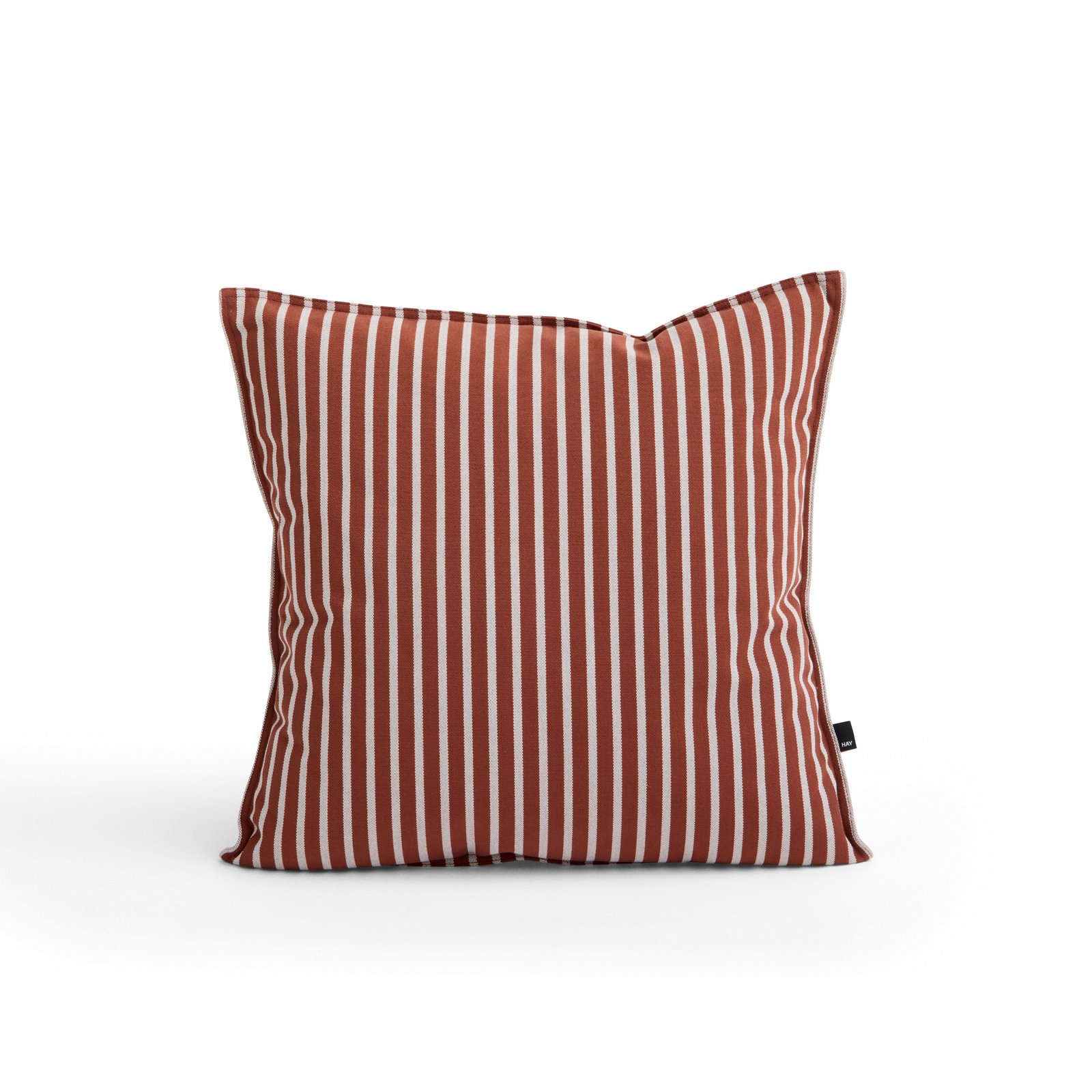 Poduszka HAY Terrazza, terakota w szerokie taśmy, 50 x 50 cm