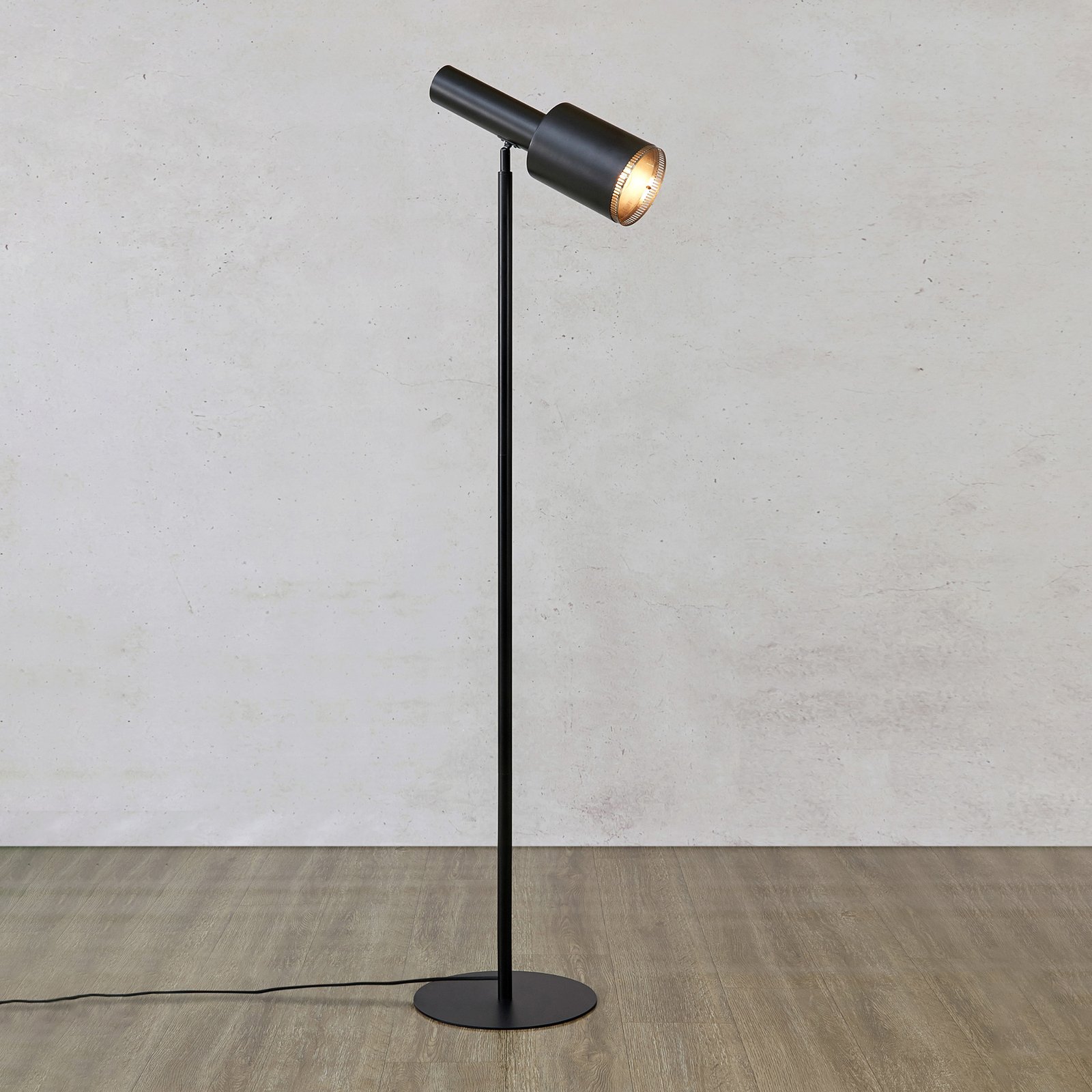 Ozzy floor lamp metal, adjustable head