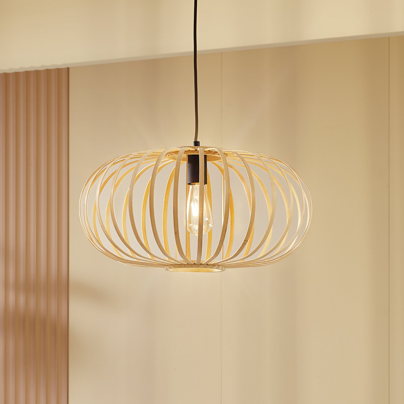 Lielle Pendant Ø50 Bamboo - Lindby
