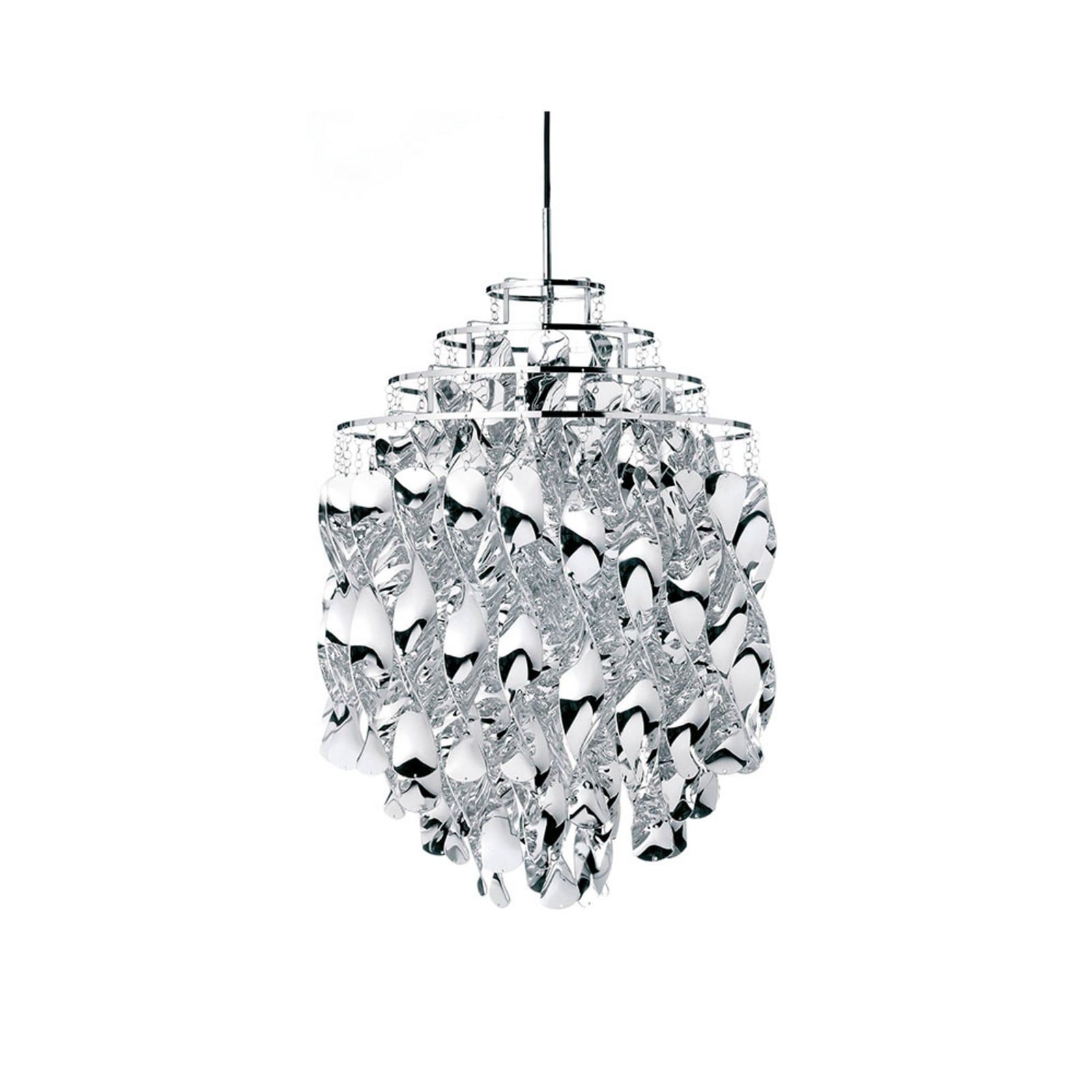 VERPAN Spiral SP01 - Lampa wisząca w kolorze srebrnym