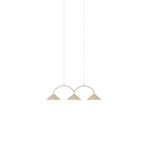 Curve 3 Candeeiro Suspenso Beige - Globen Lighting