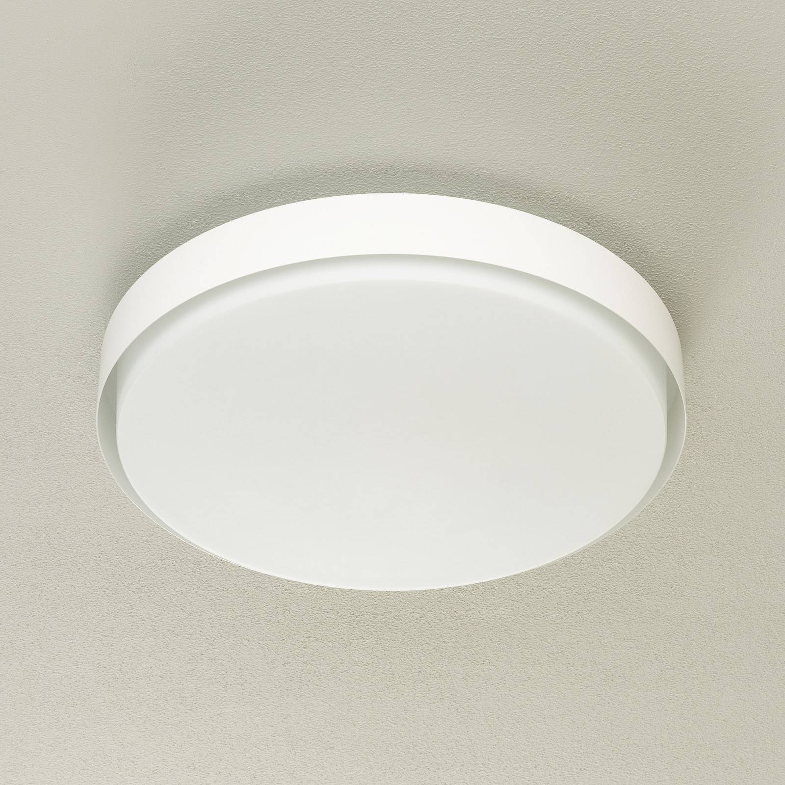 BEGA 12165 lampa sufitowa LED biała, Ø 50 cm, DALI