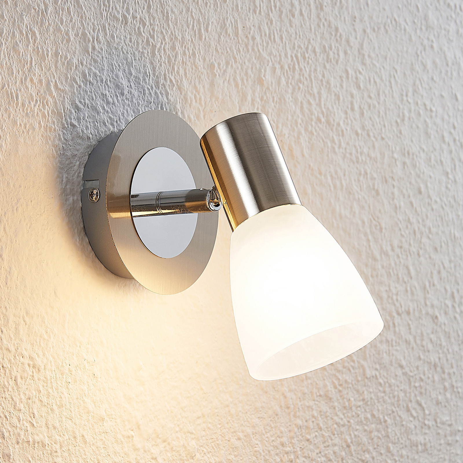 DEL Lampe Mur Salon Chambre Verre Spot Lampe Torche éclairage Interrupteur 