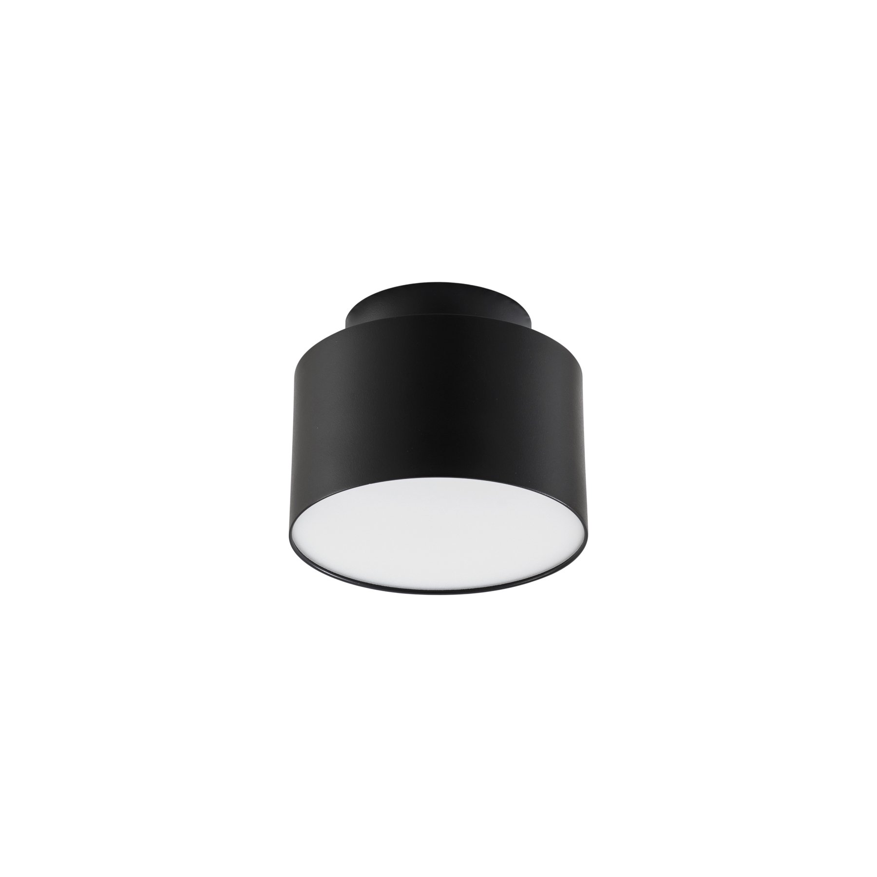 Lindby LED spot Nivoria, Ø 11 cm, zandzwart, set van 4