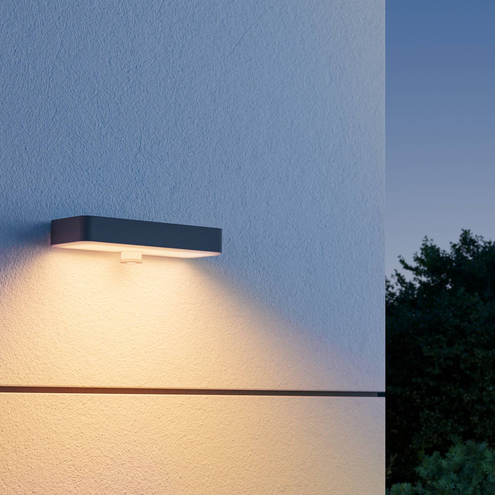 STEINEL LED-Solar-Wandlampe XSolar SOL-O S, anthrazit Sensor günstig online kaufen