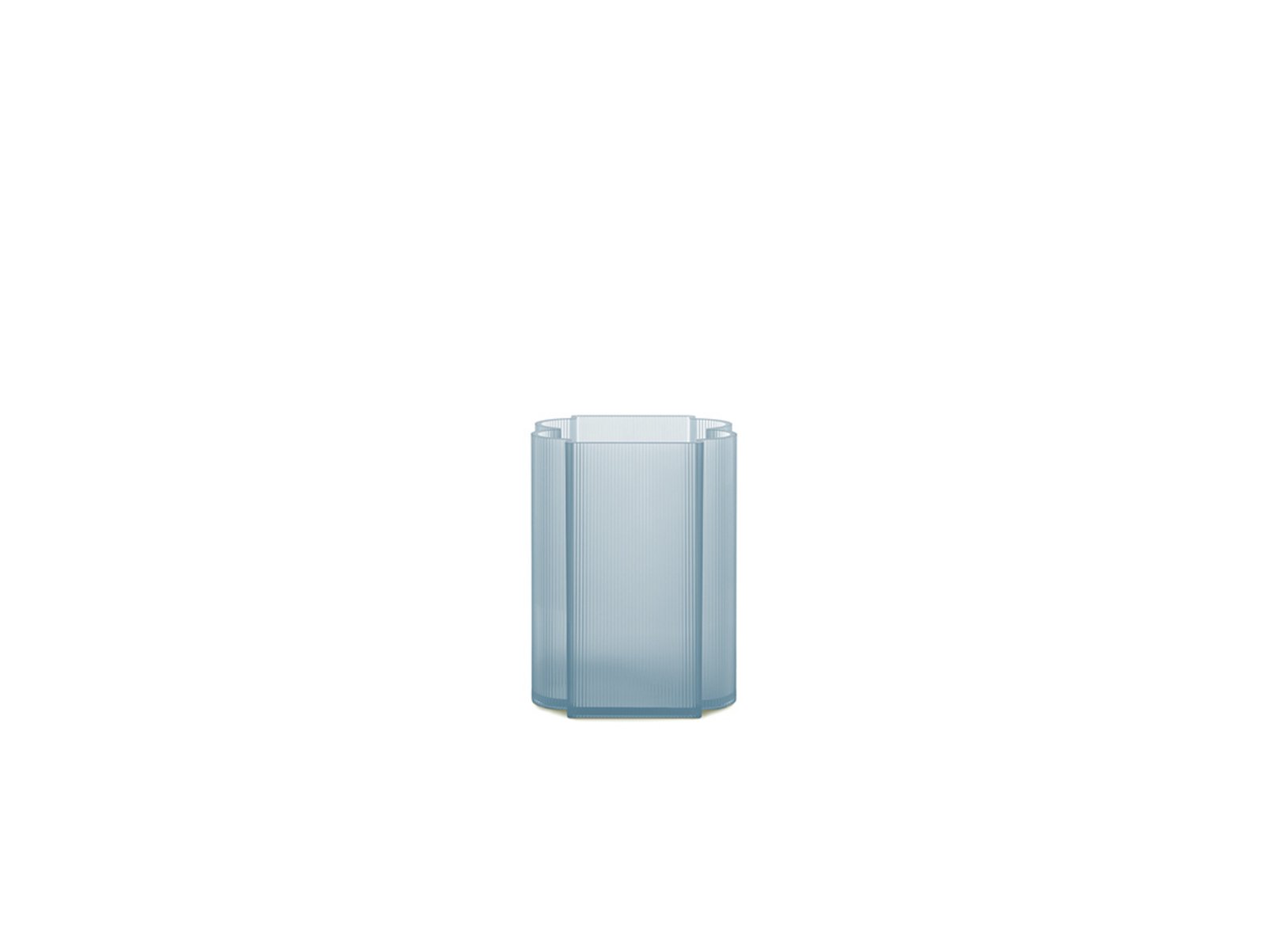 Okra Vase Low Blue - Kartell