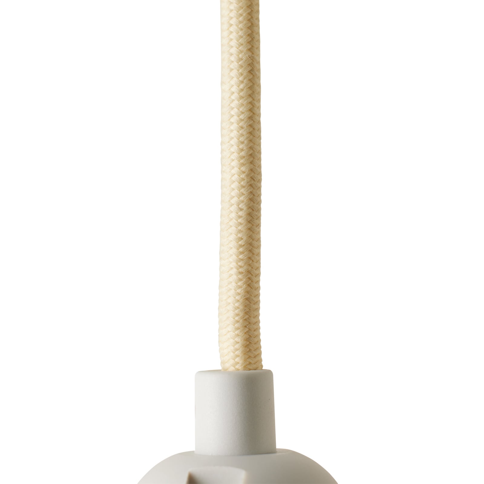 BASIC-riippuvalaisin, valkoinen/beige, halkaisija 8 cm, E27 - Halo Design