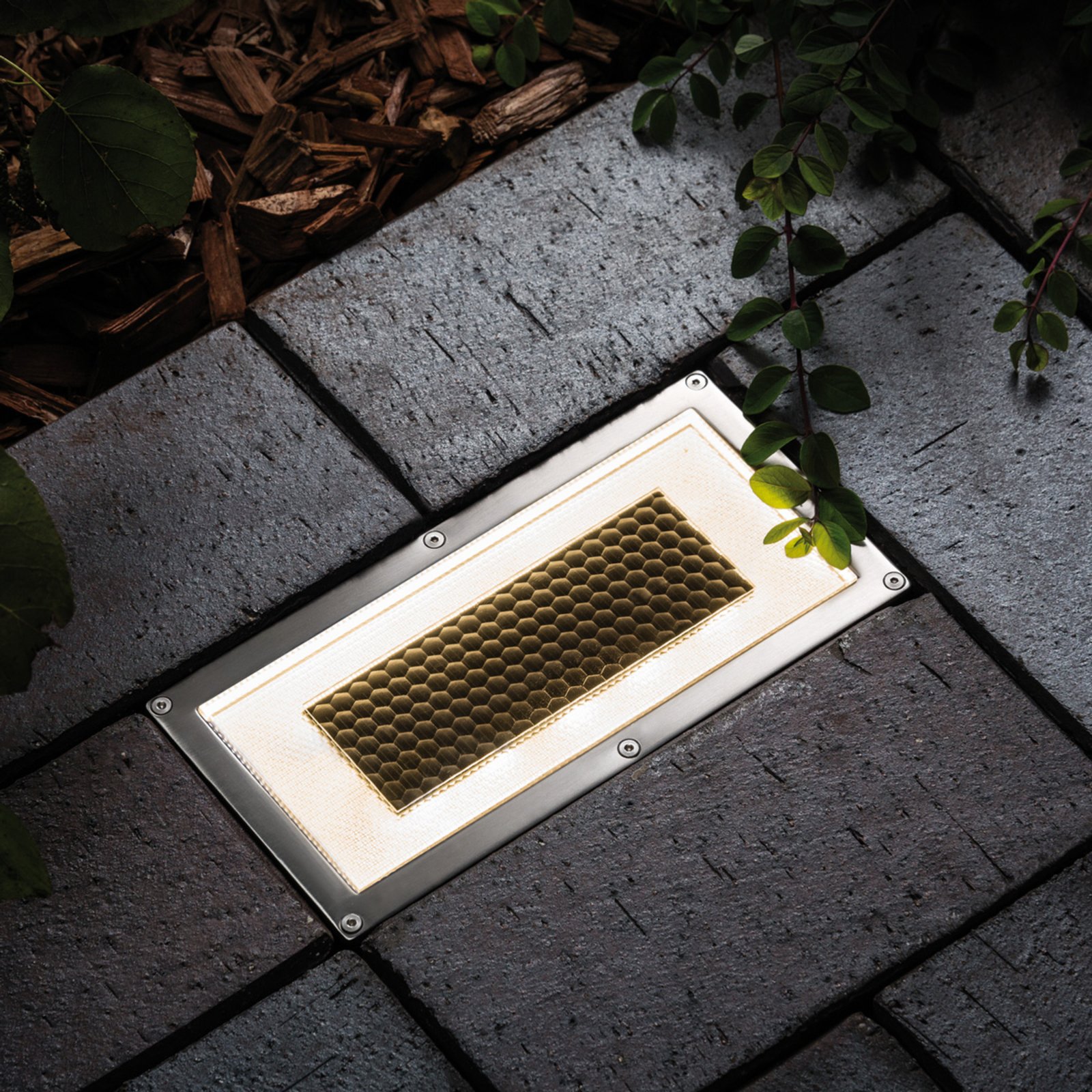 Paulmann Solar Box LED vgradna talna svetilka 20x10cm