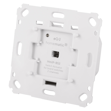 Homematic IP Schaltaktor für Markenschalter 2-fach