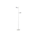 Aluminor Declic LED-golvlampa, 2 lampor, vit