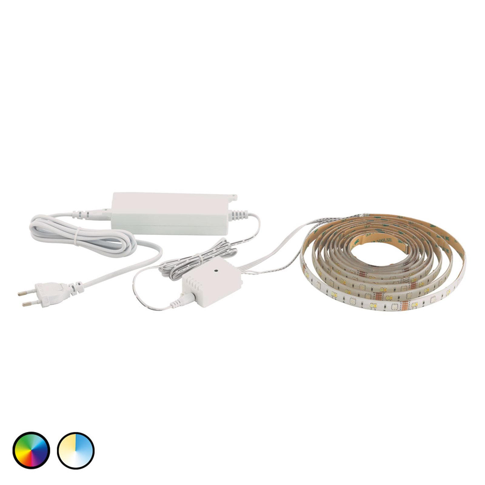 EGLO CONNECT connect Stripe-C LED strip RGBW 500 cm, for Living / Dining Room, plastic, 19 W, energy efficiency: A+, L: 500 cm, W: 1.2 cm, H: 0.3 cm