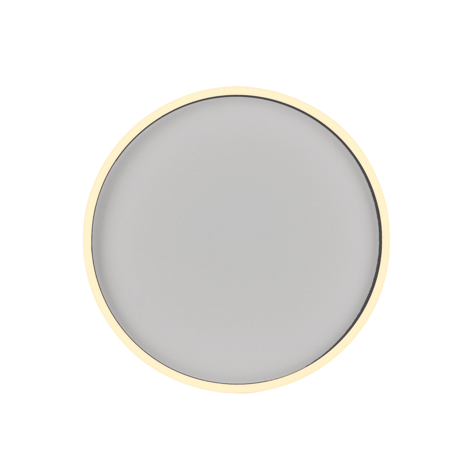 Lampa sufitowa LED Madlen, czarna, Ø 40 cm, aluminium, 3 000 K, ściemniana