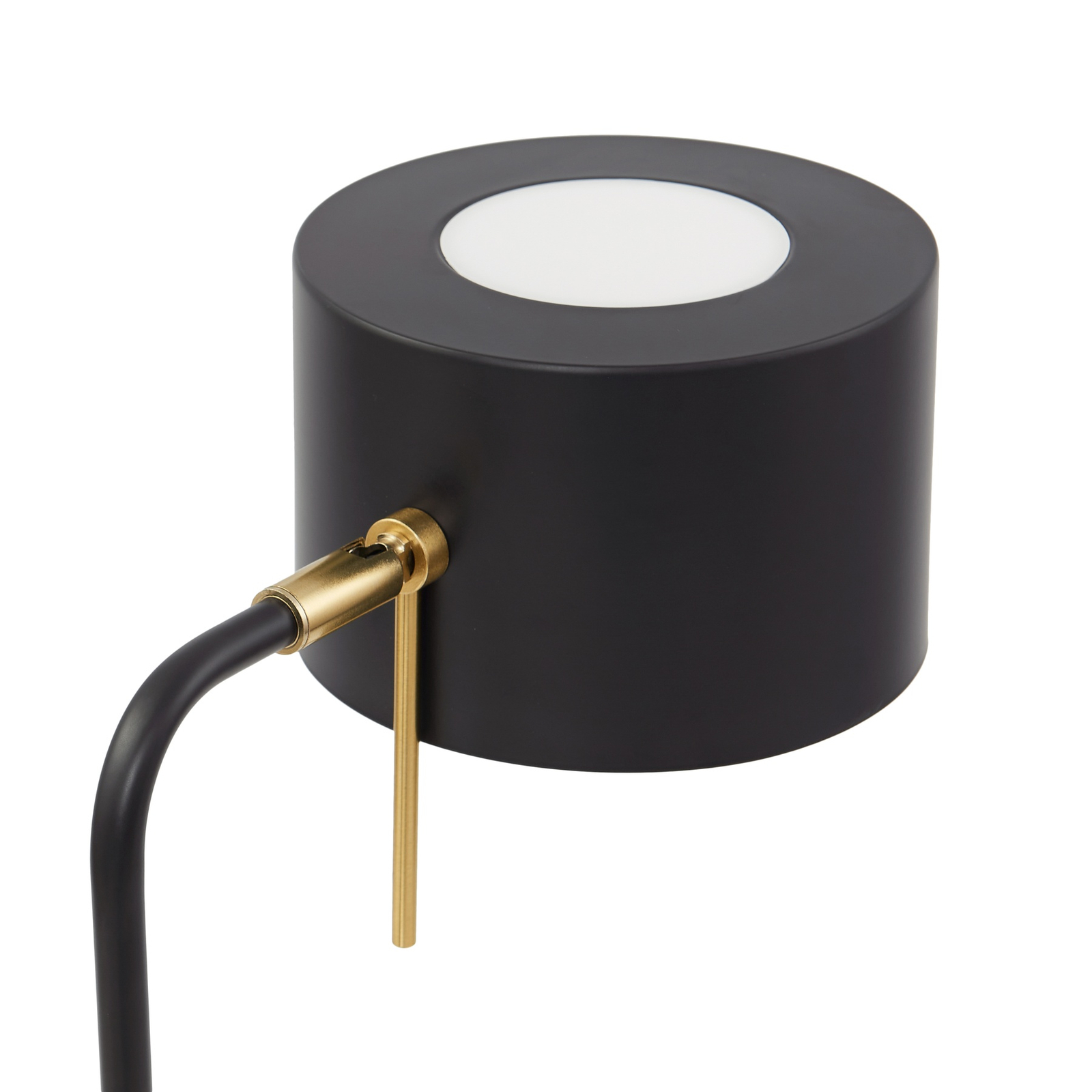 Lindby table lamp Kaida, black, metal