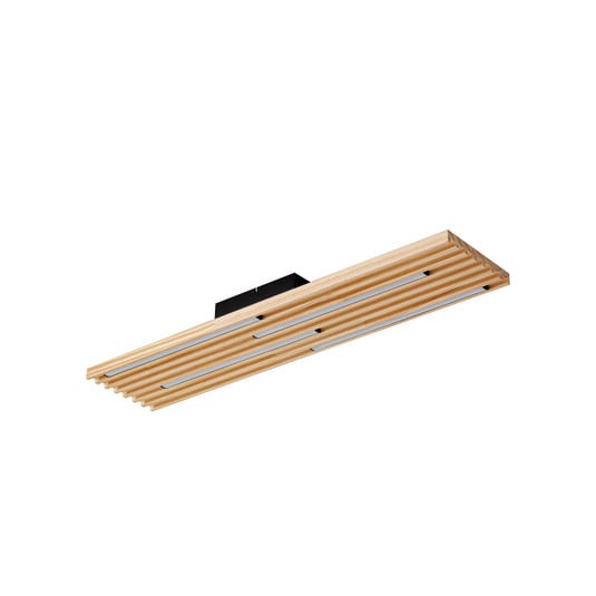 Lampa sufitowa LED Madero, drewno sosnowe, 90 cm x 20 cm – Lindby