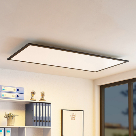 Lindby Nelios LED ceiling light, CCT 120 x 60 cm
