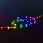 Twinkly Dots LED-Kette RGB, transparent, IP44, 10m