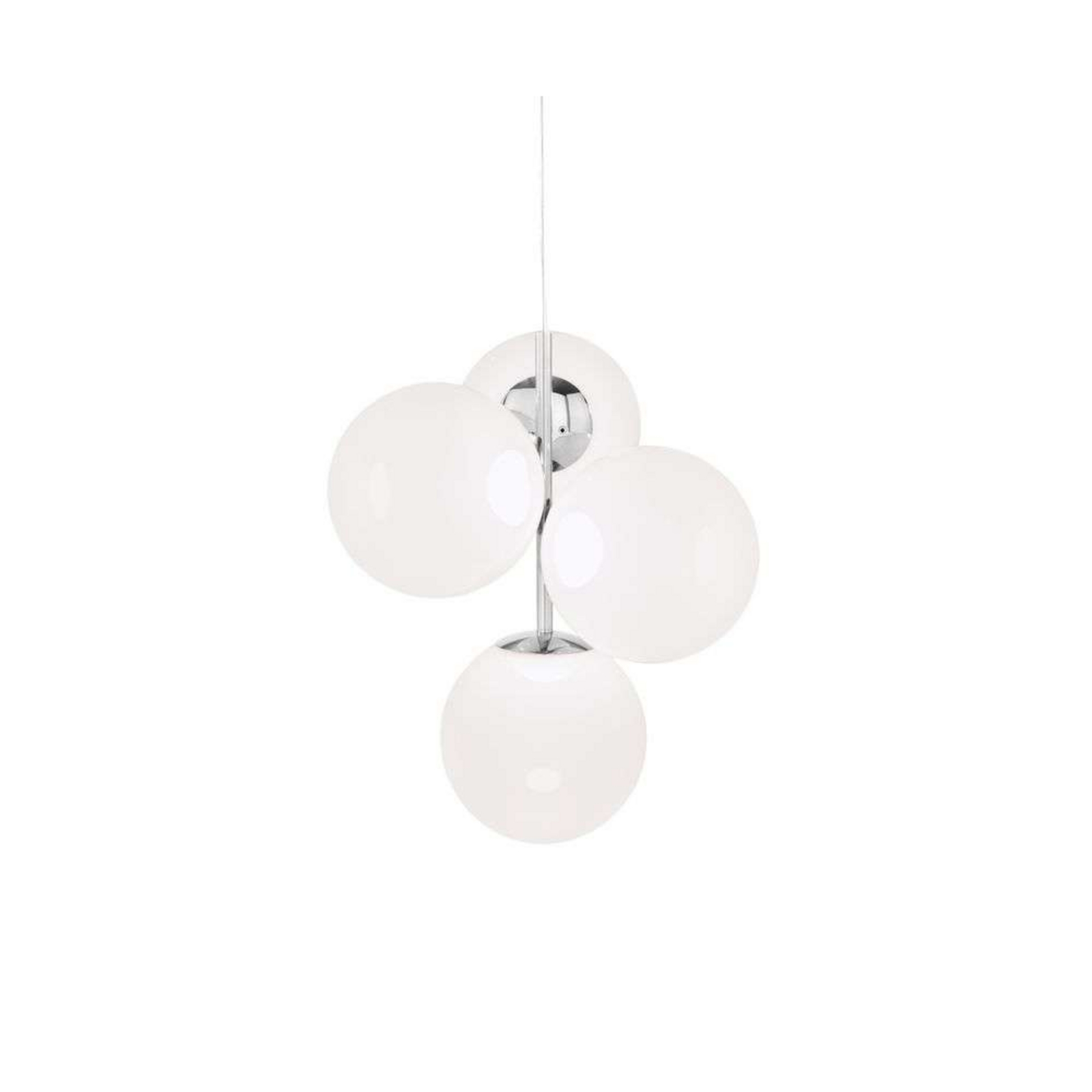 Globe Plafoniere Mini Opal/Silver - Tom Dixon