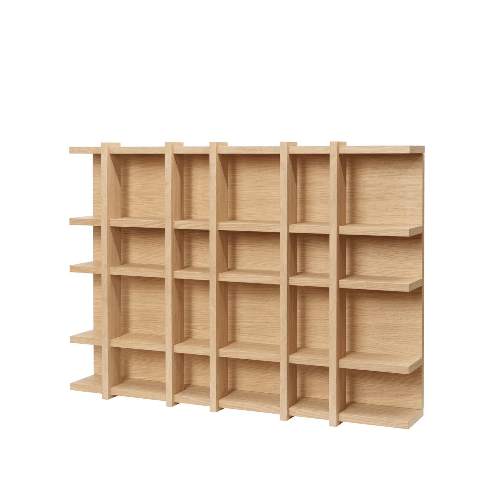 Tilem shelf, natural oak, height 87 cm - ferm LIVING