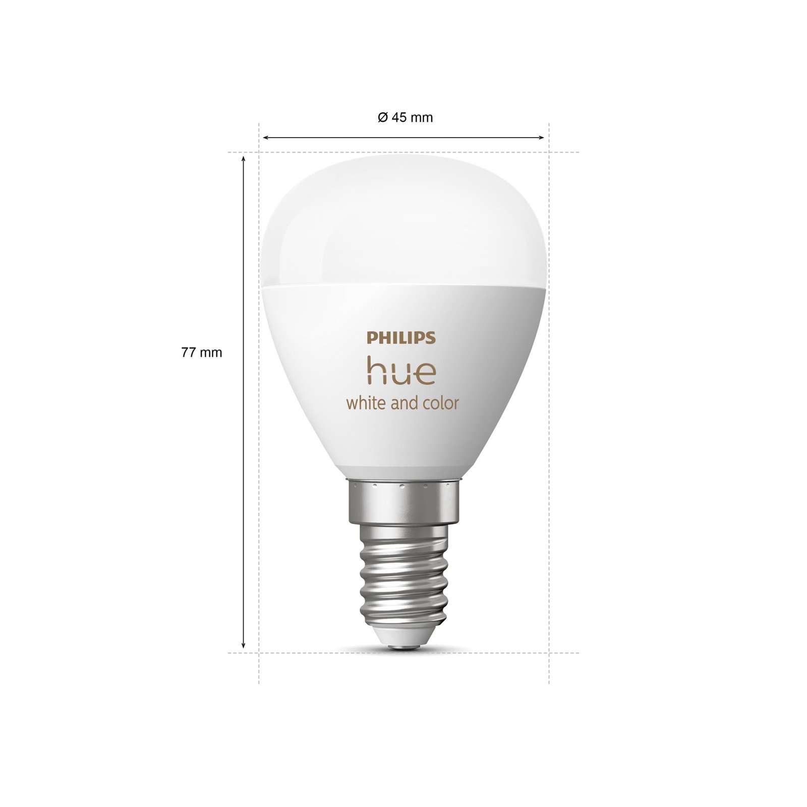 Philips Hue White&Color Amb. 5,1W Luster Crown 2 pack. E14 - Philips Hue
