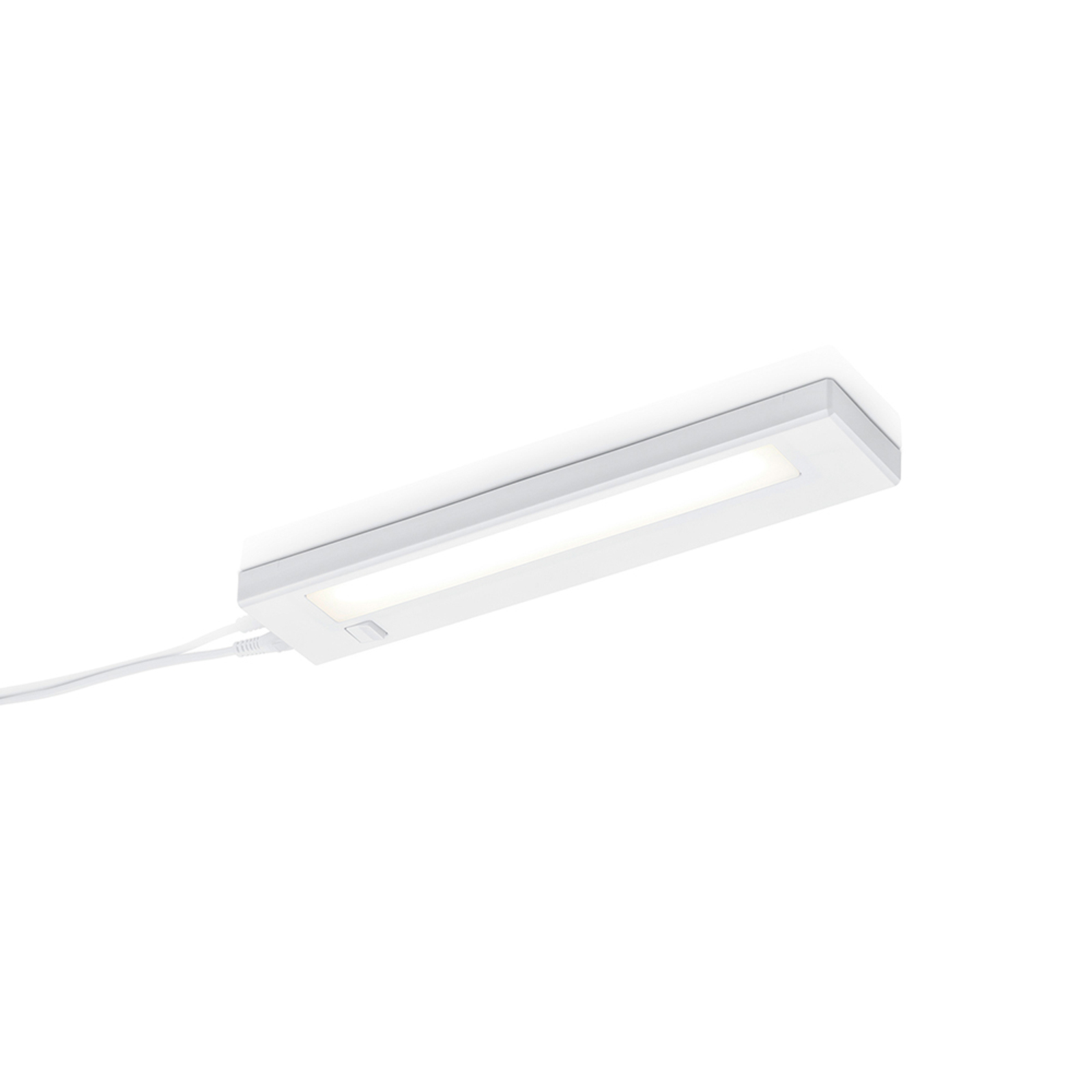 LED pult alatti lámpa Alino, fehér, hossza 34 cm