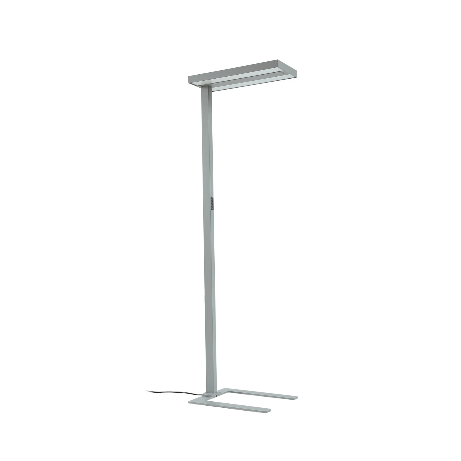 Arcchio LED stojacia lampa Logan Ultra HCL CCT, strieborné, stmievateľné