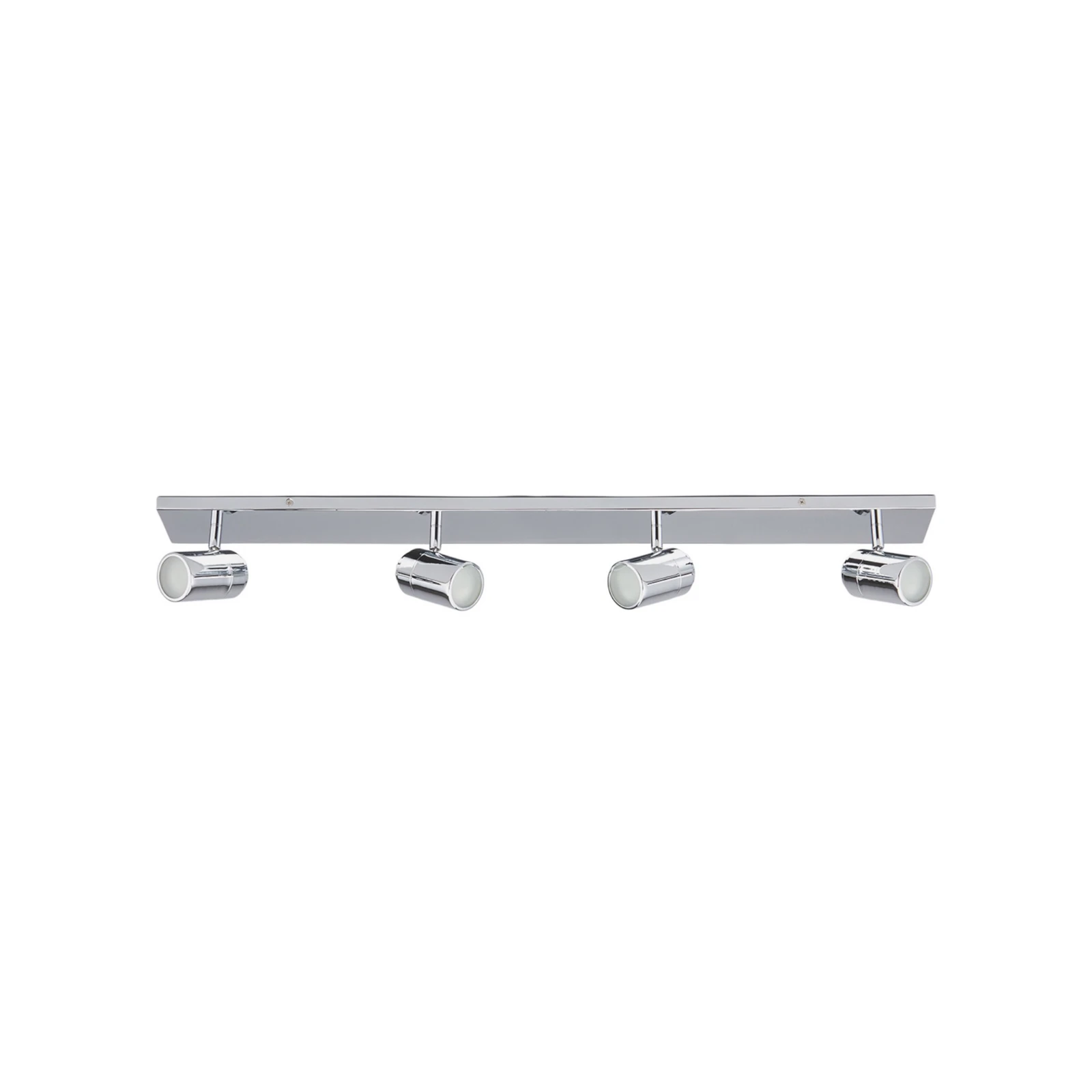 Lindby Dejan bathroom ceiling light, 85cm, 4-bulb, chrome, IP44