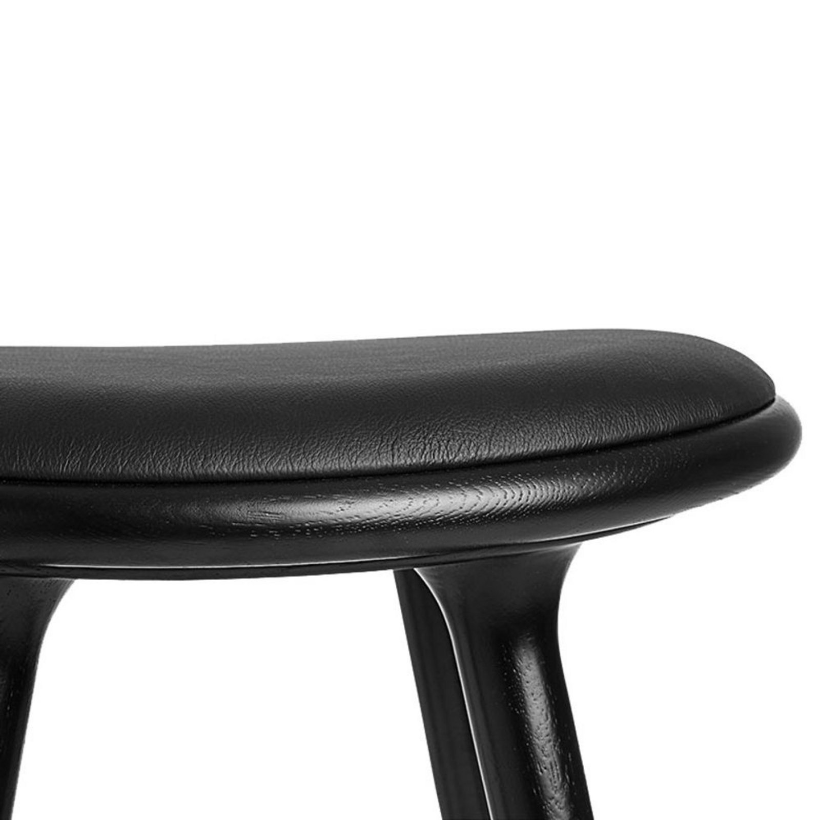 High Stool H69 Black Stained Oak - Mater