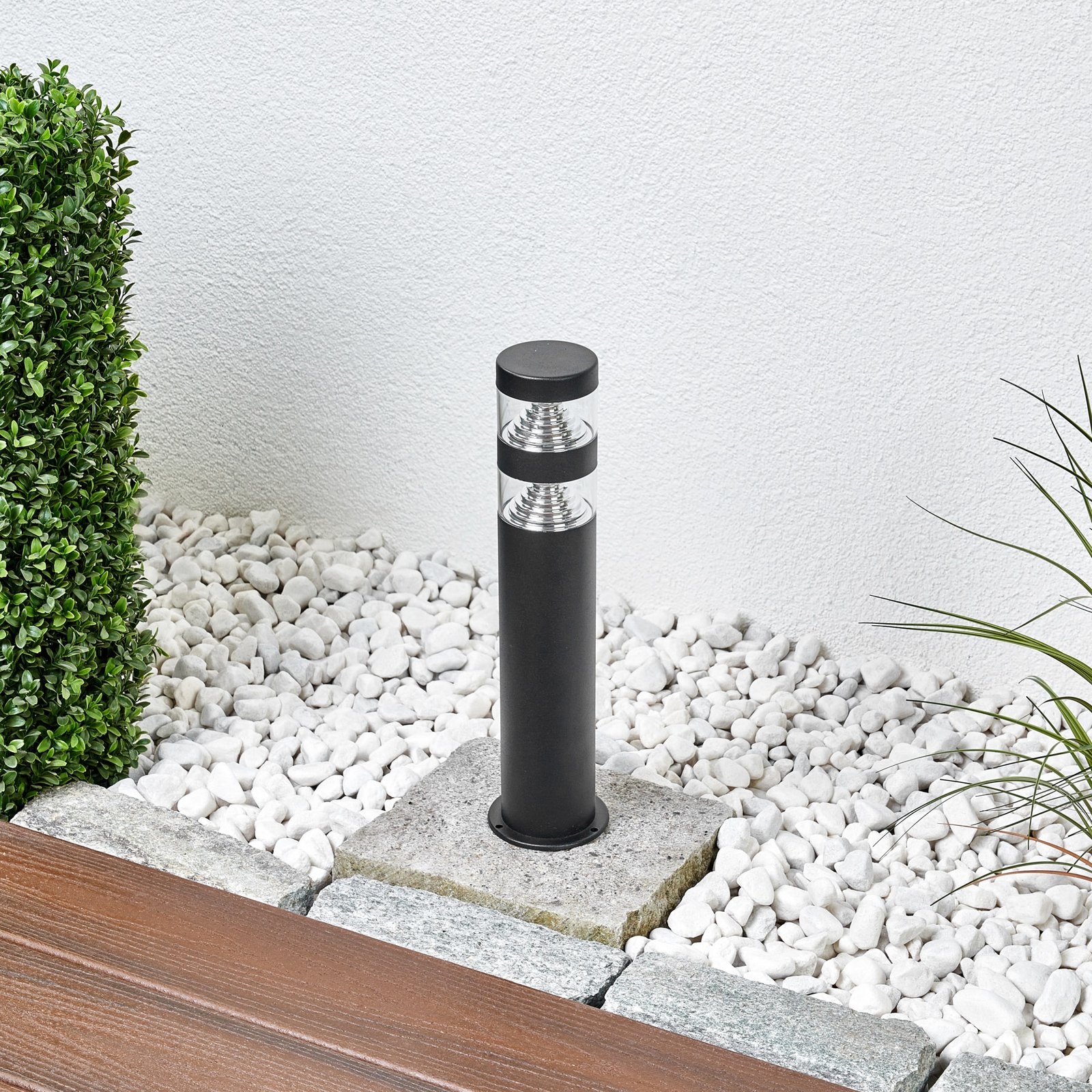 Lanea LED Tuinlamp Black/Clear - Lindby