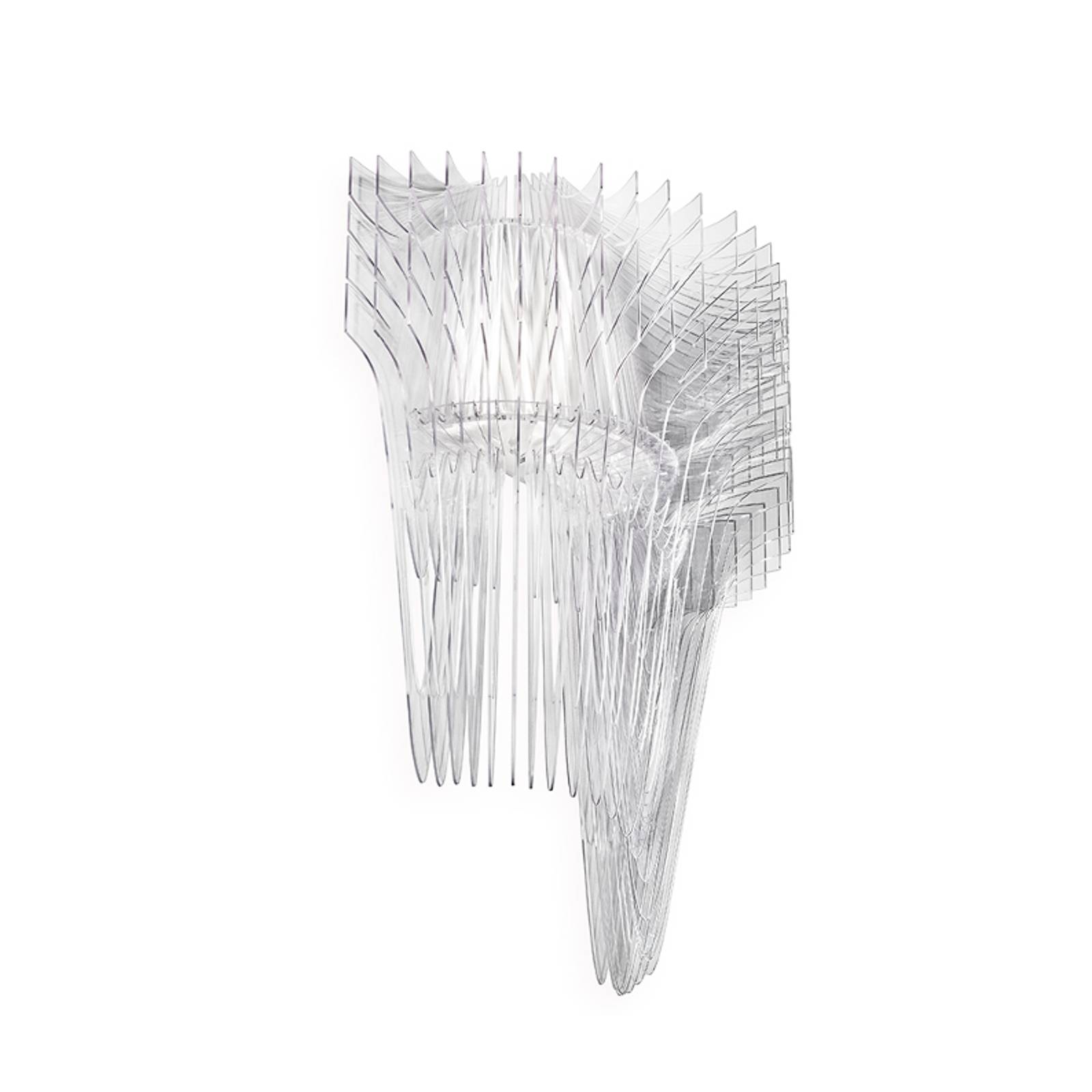 Slamp Aria Design-Wandleuchte, klar