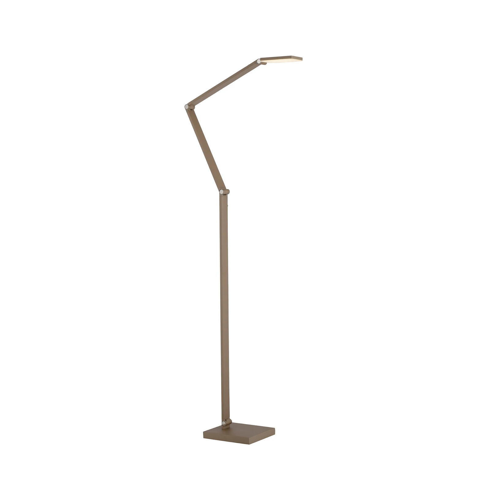 LED-Stehlampe SAMSKY, bronze, Höhe 161 cm Metall Touchdimmer