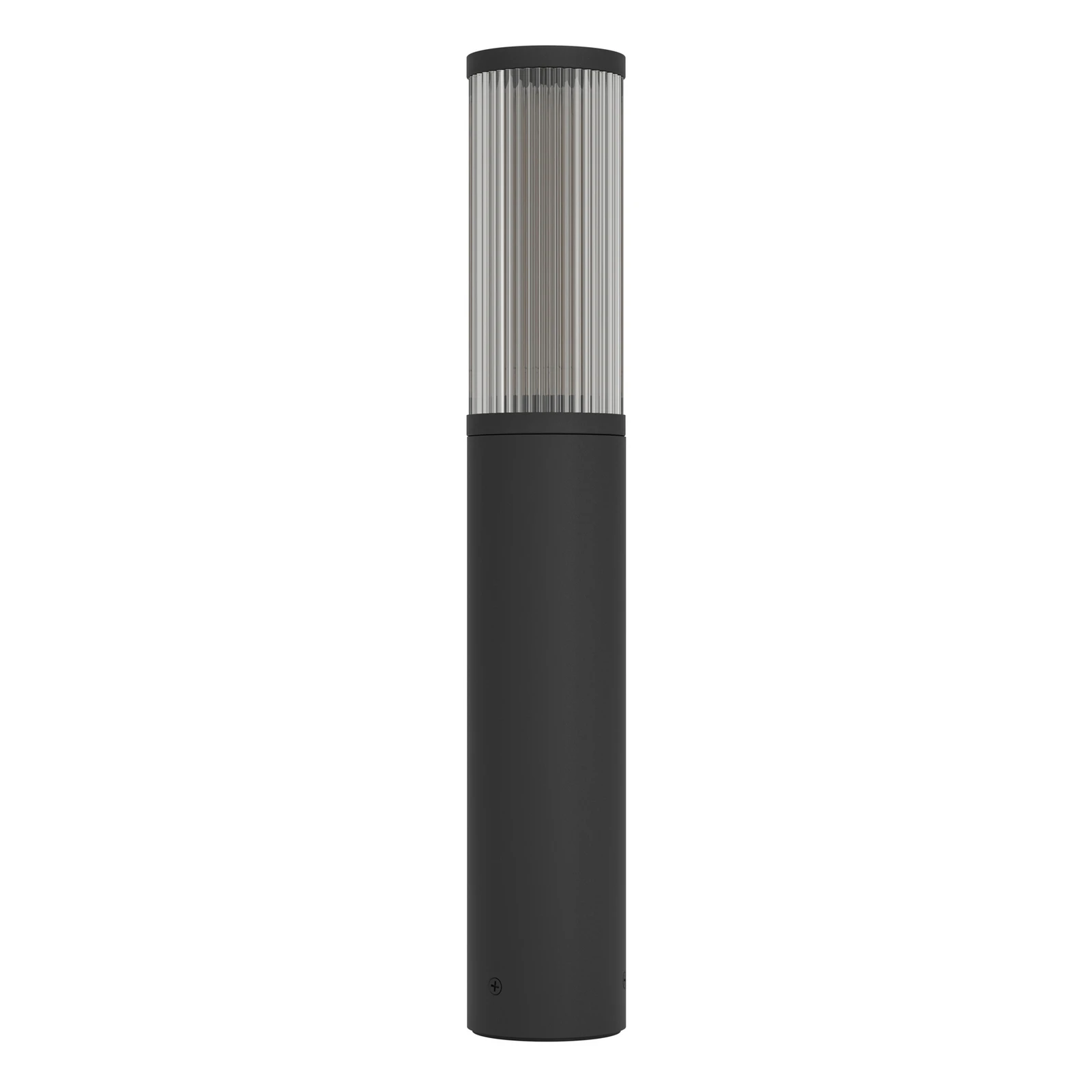Candeeiro de pé Salle, altura 46,5 cm, preto, alumínio