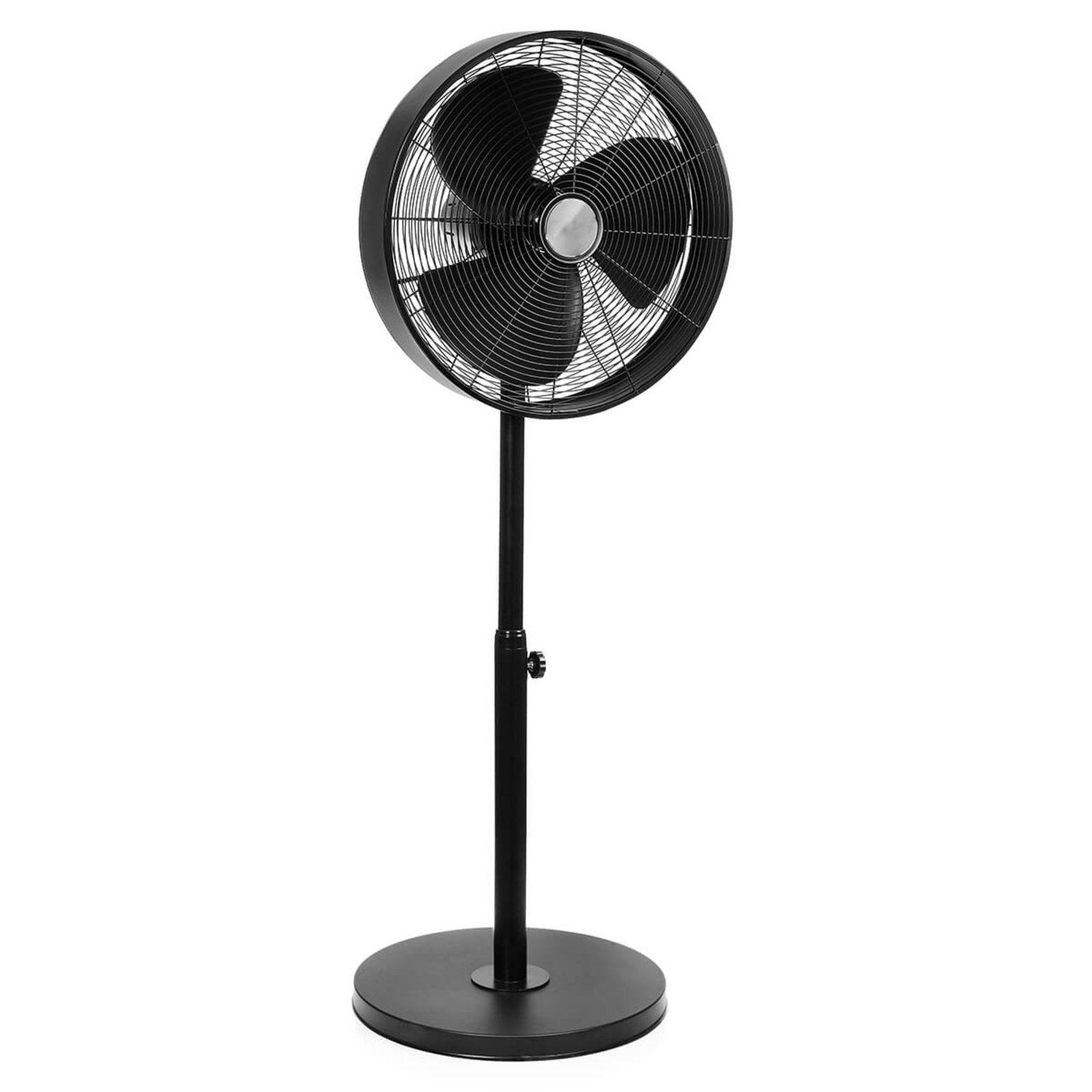 VE5929 modern pedestal fan in black