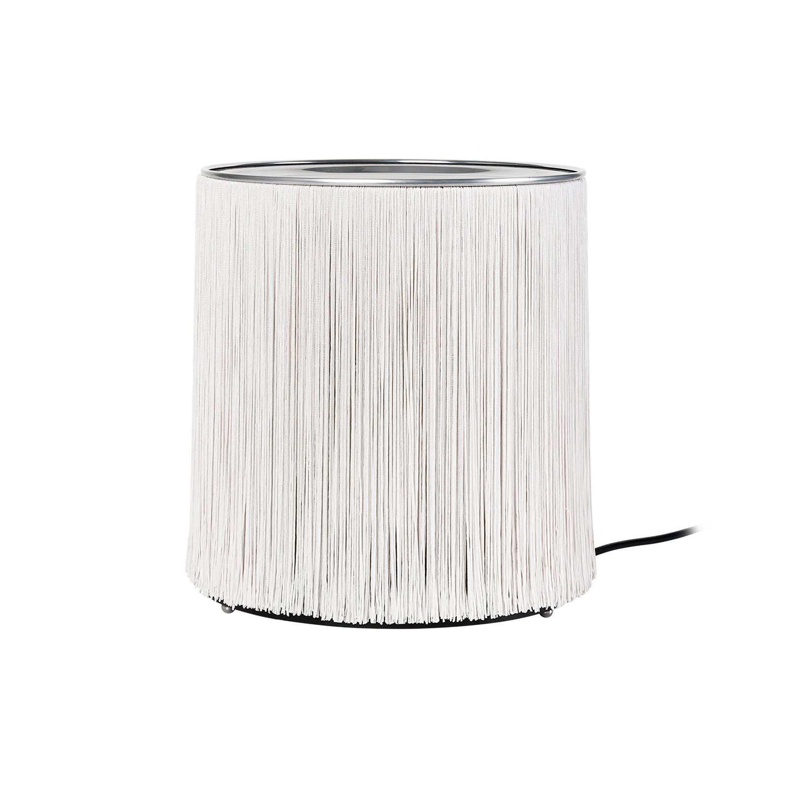 Lampada da tavolo Gubi modello 597, alluminio, crema, altezza 29 cm