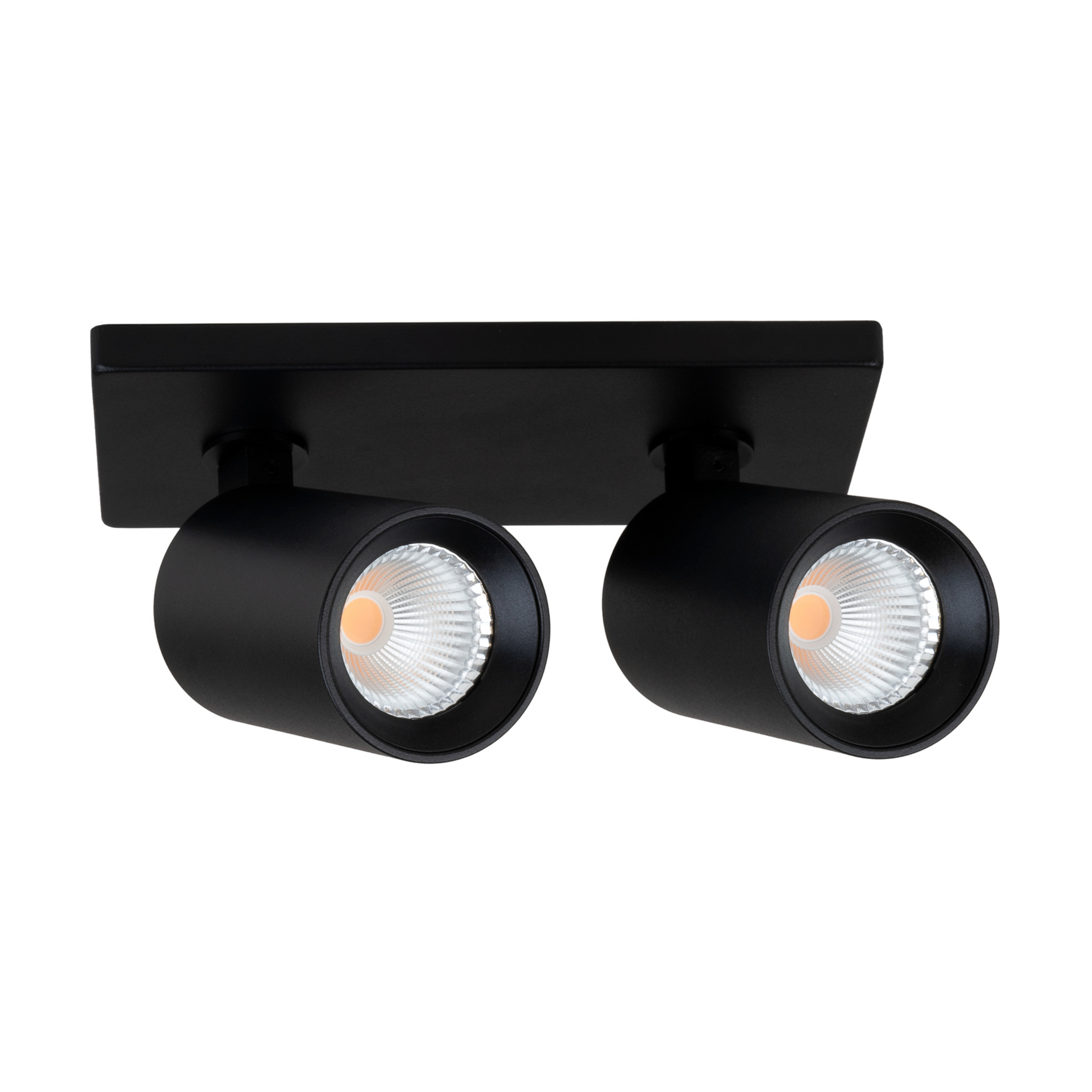 Faretto LED da incasso SLC ART, a 2 luci, nero, 2.700 K, alluminio