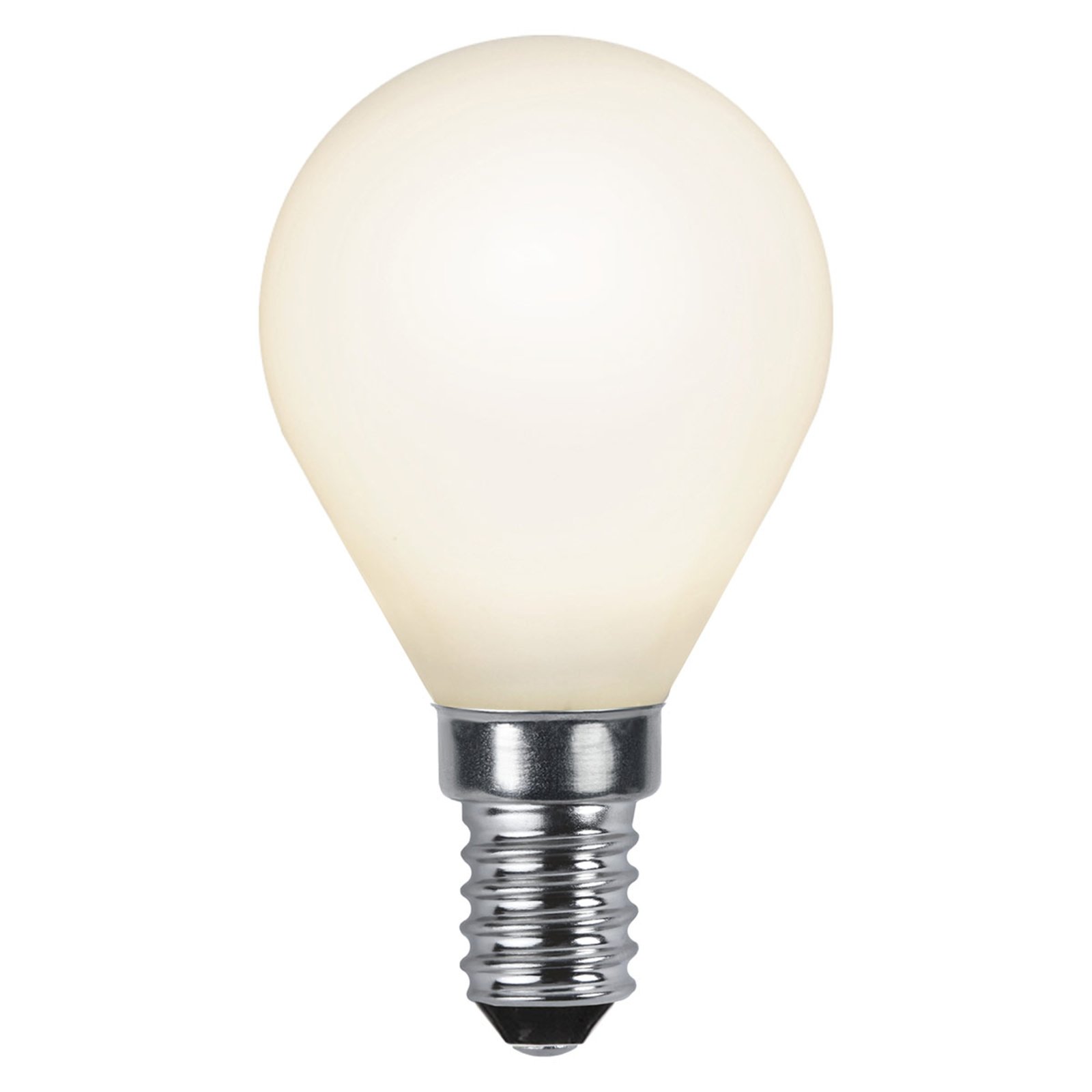 Golf ball LED bulb E14 2,700 K opal Ra 90