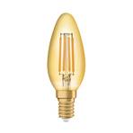 OSRAM LED-kynttilävalaisin Vintage 1906, E14 hehkulanka 4W 824 kultainen