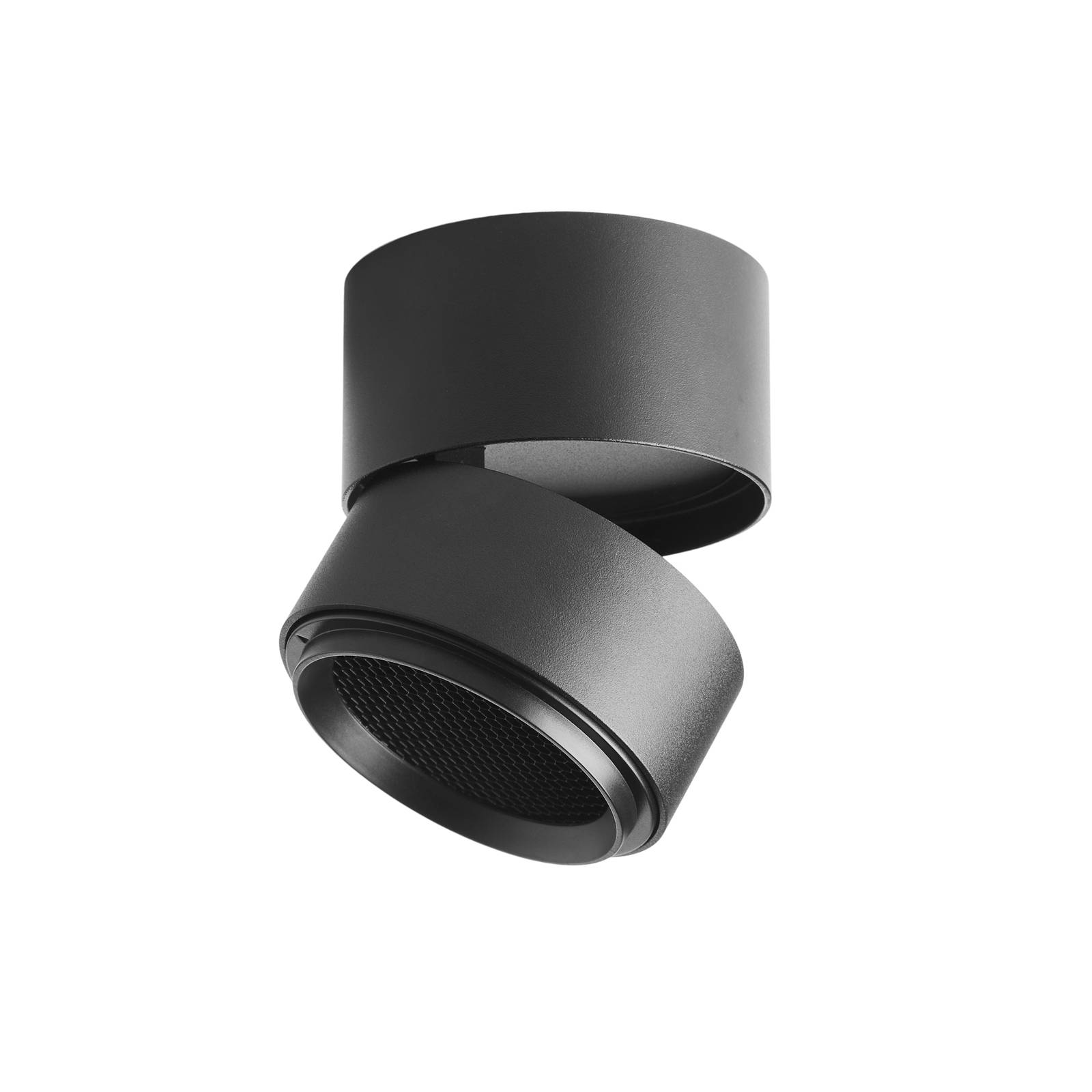 LOOM DESIGN Ray LED ceiling spot Ø9.3cm 15W black, for Living / Dining Room, aluminium, 15 W, H: 9 cm