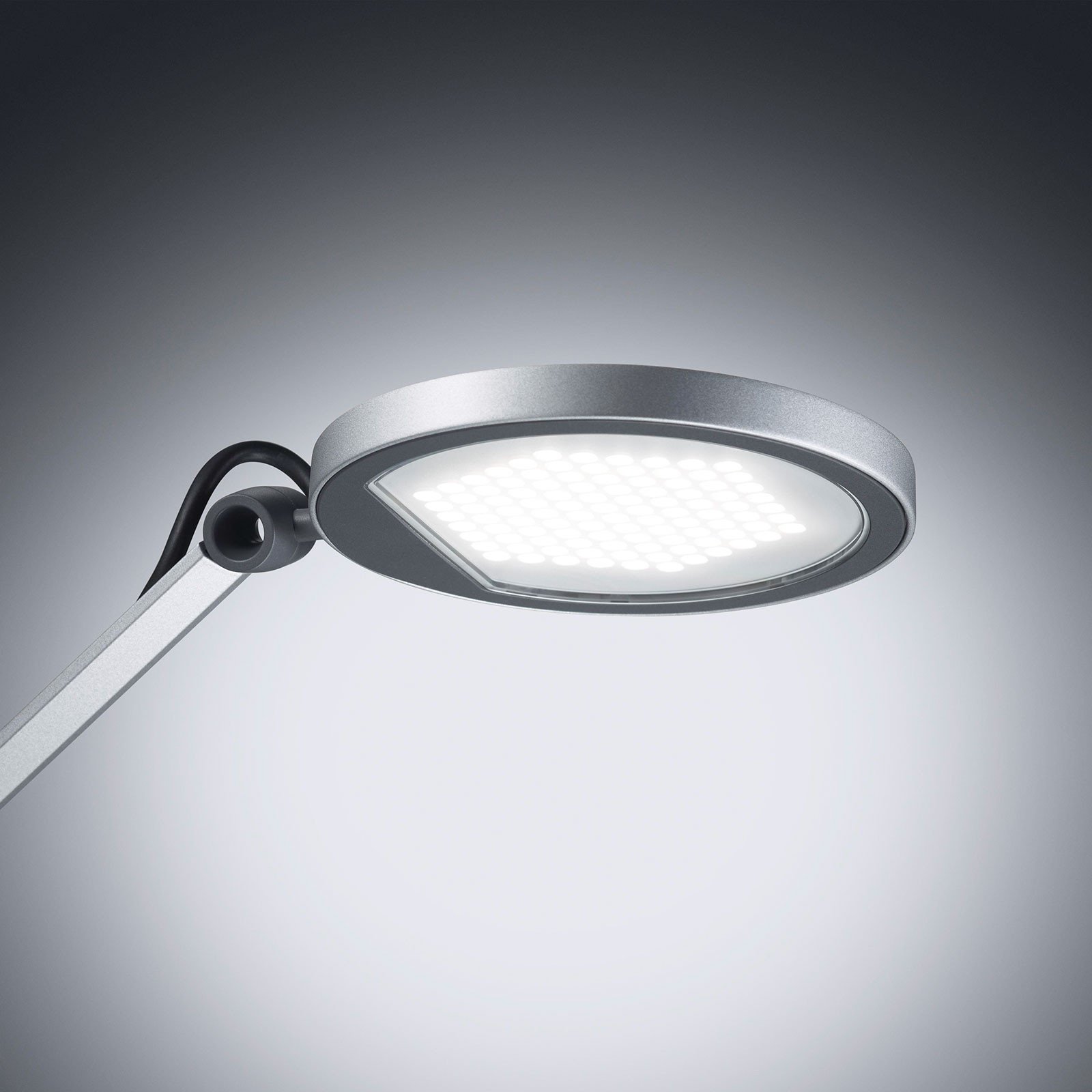 Waldmann Lampă de masă cu LED PARA.MI FTL 102 R argintiu 940 - Studiu / Birou - Metal