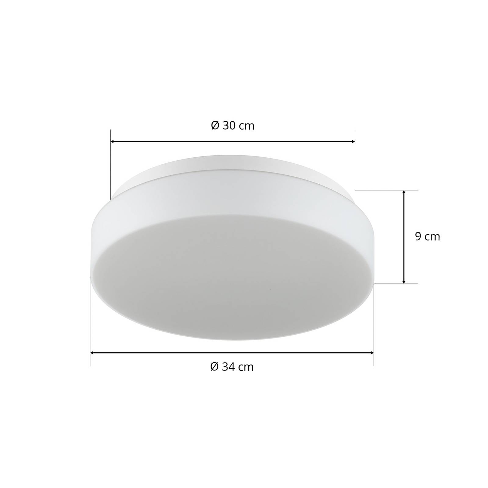 Bega 50079 lampa sufitowa LED DALI 3000K Ø34cm