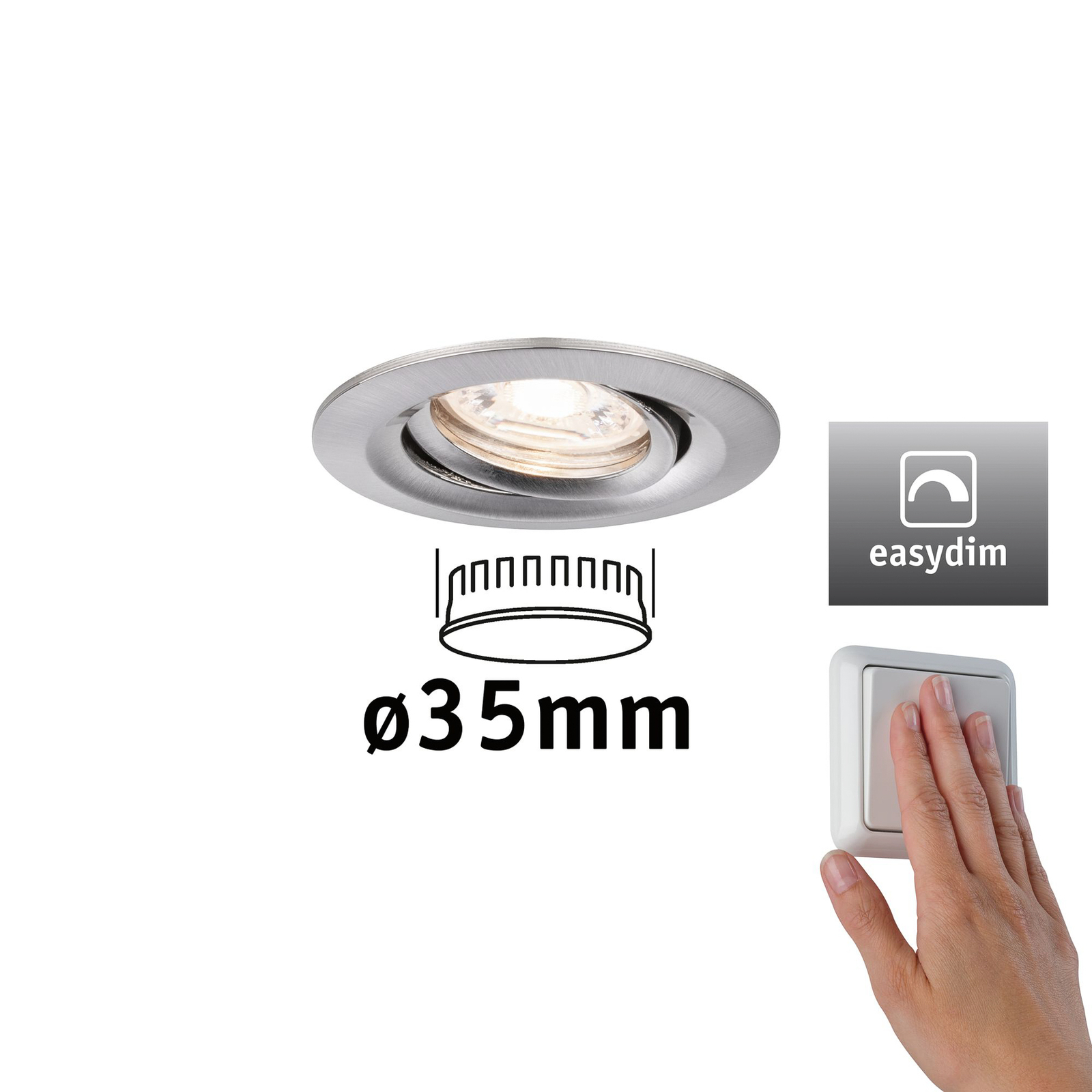 Paulmann Nova mini Plus Einbauspot easydim