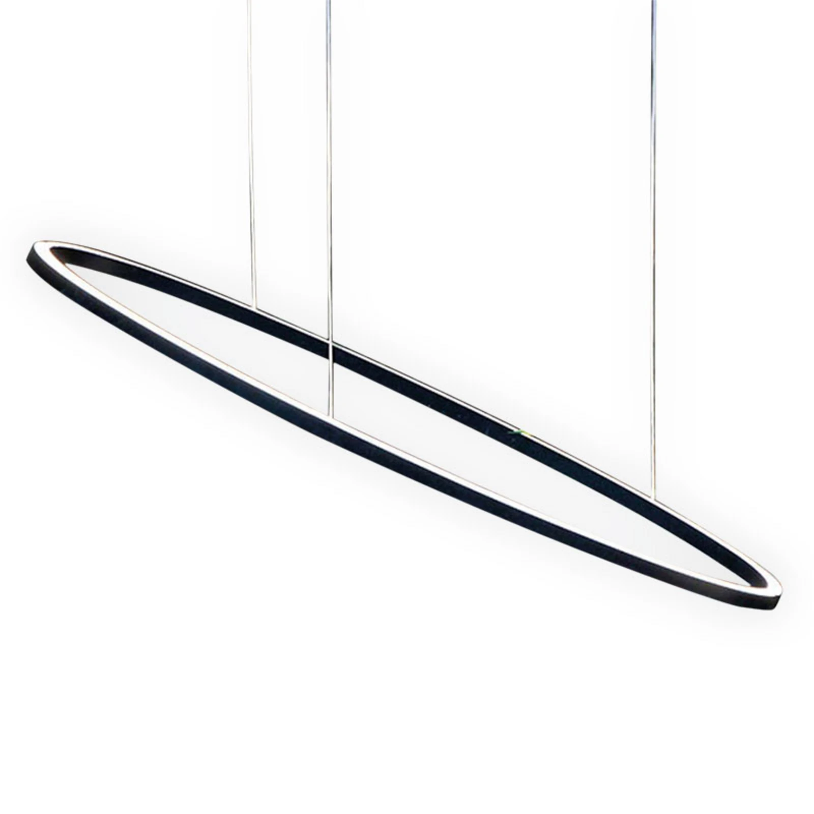Nemo Ellisse Mega LED LED κρεμαστό φωτιστικό Up 2,700K μαύρο