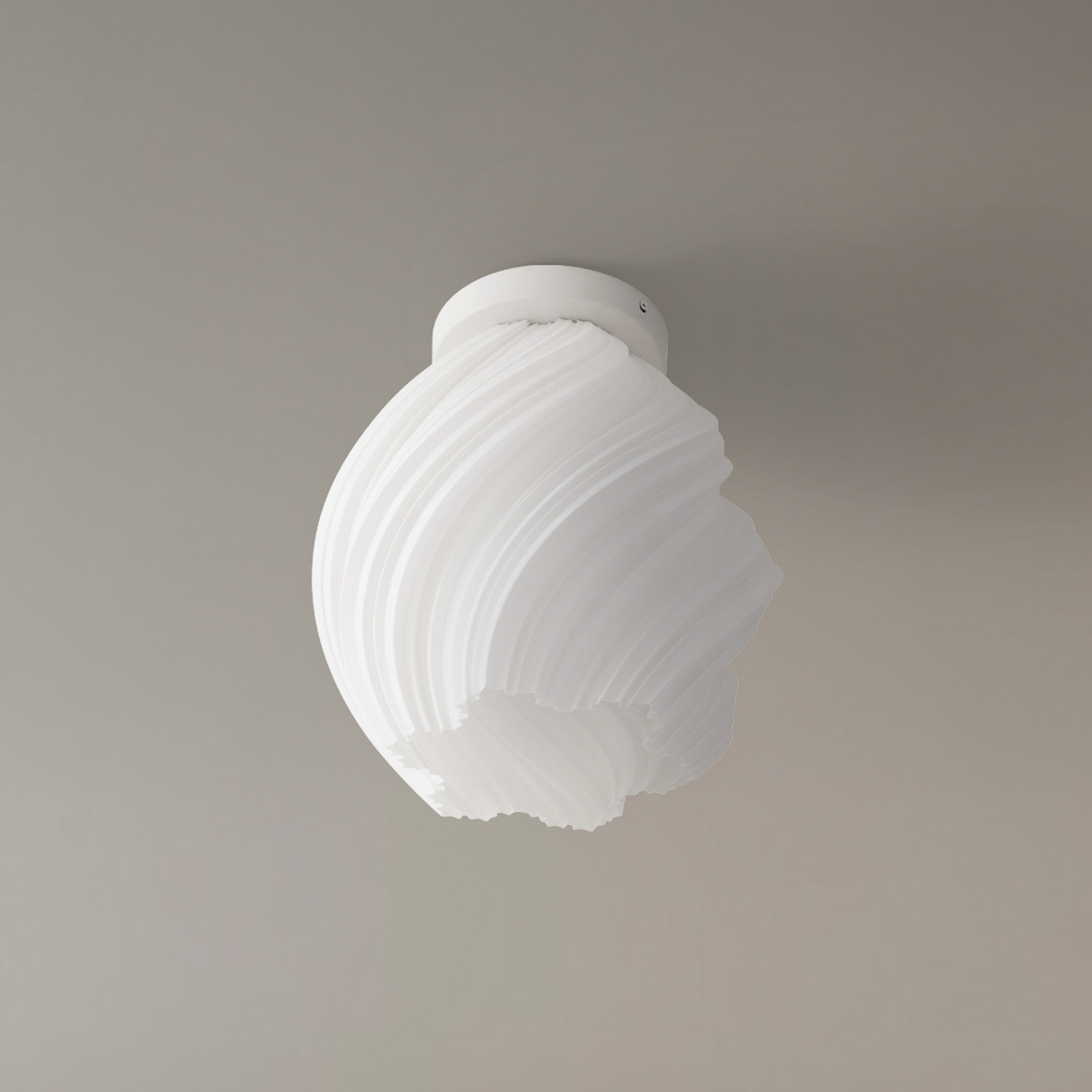 Lindby stropní světlo Nuvia, výška 32 cm, bílá, 3D tisk