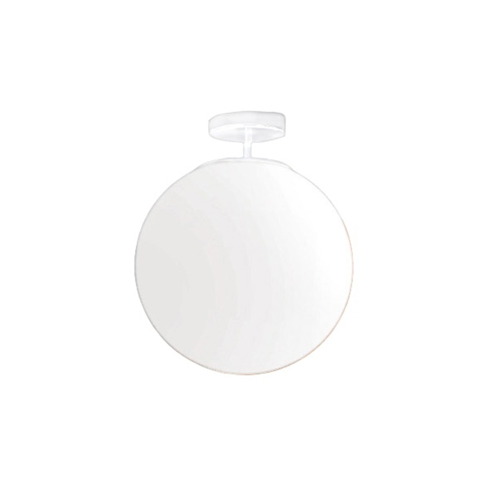 Sferis glass ceiling light, 30 cm, white