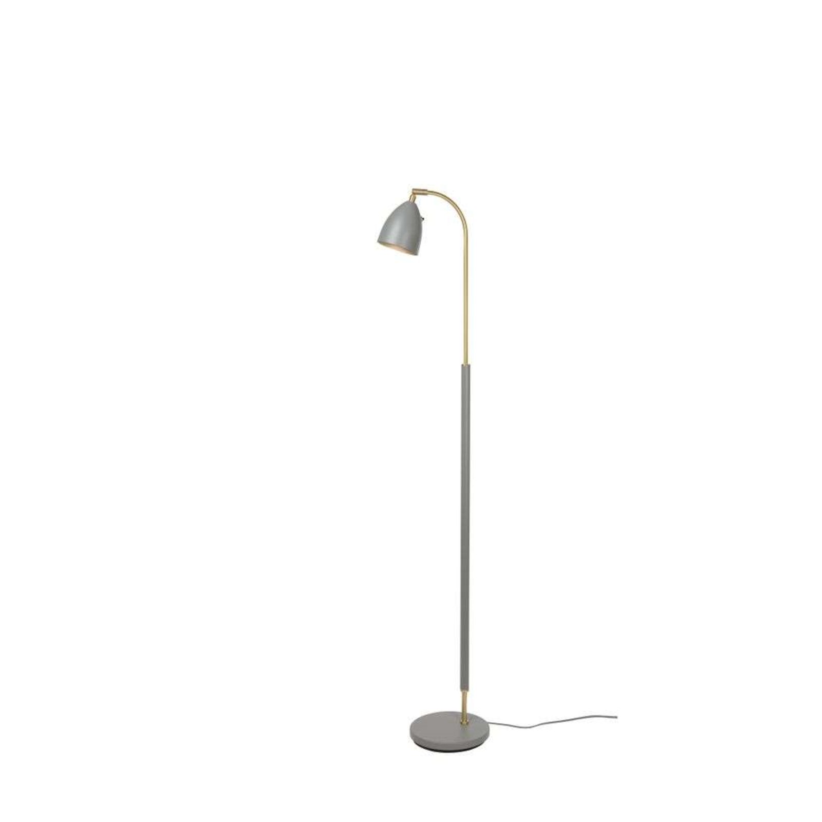 Deluxe Lampadar Warm Grey/Brass LED - Belid