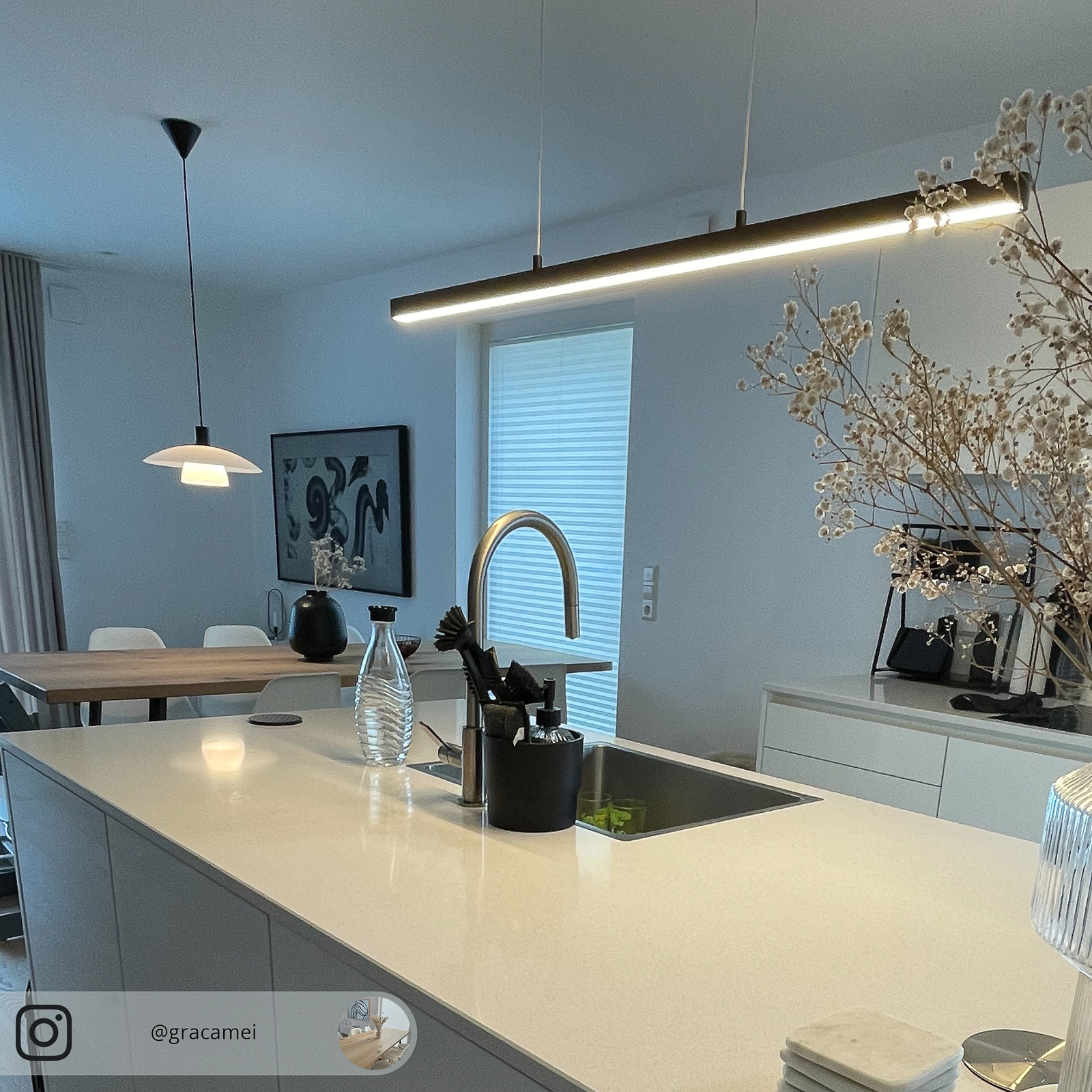 Lento LED Suspension Dim. Noir - Paulmann