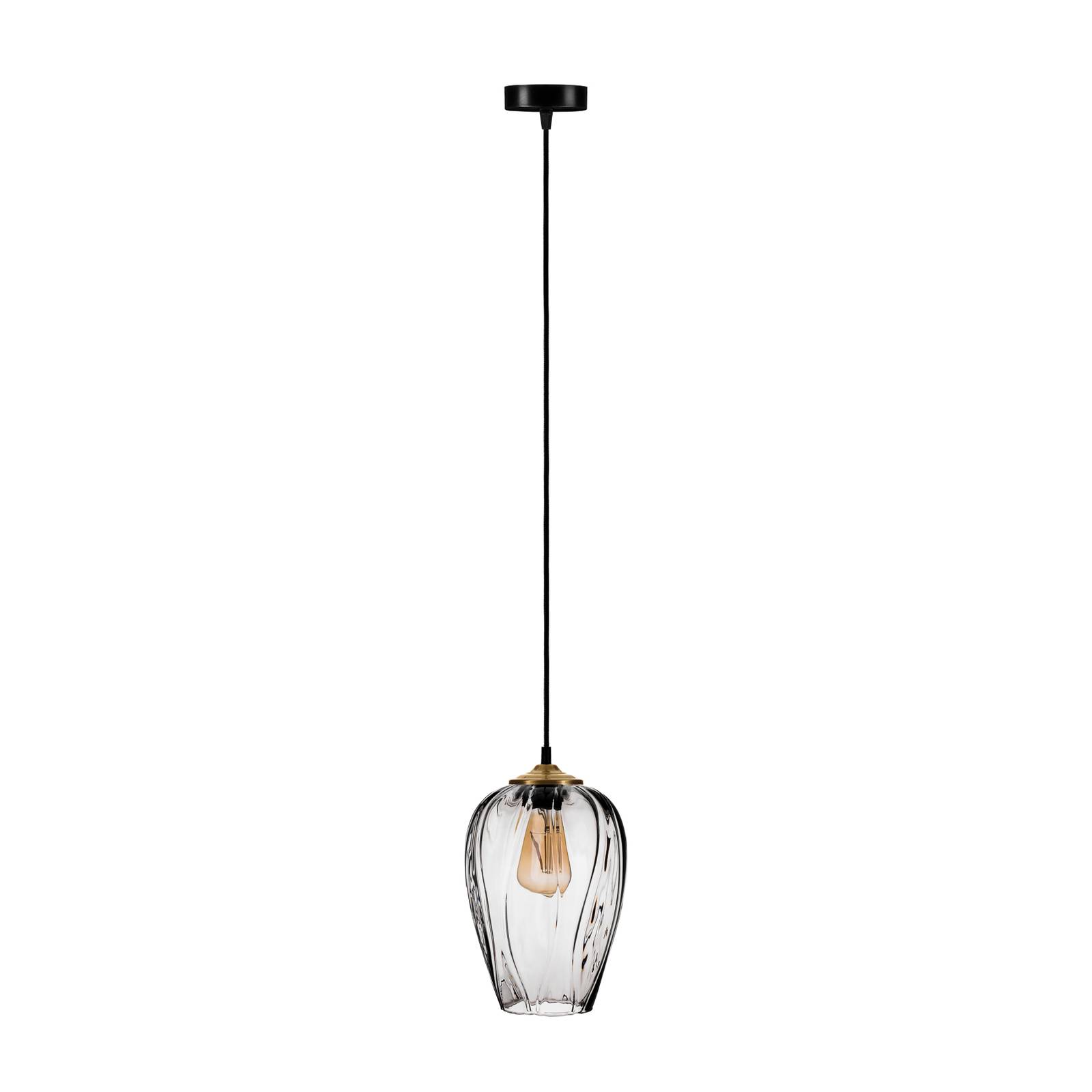 Euluna Glass Pendant Light - Living / Dining Room - Hanging Light - dimmable