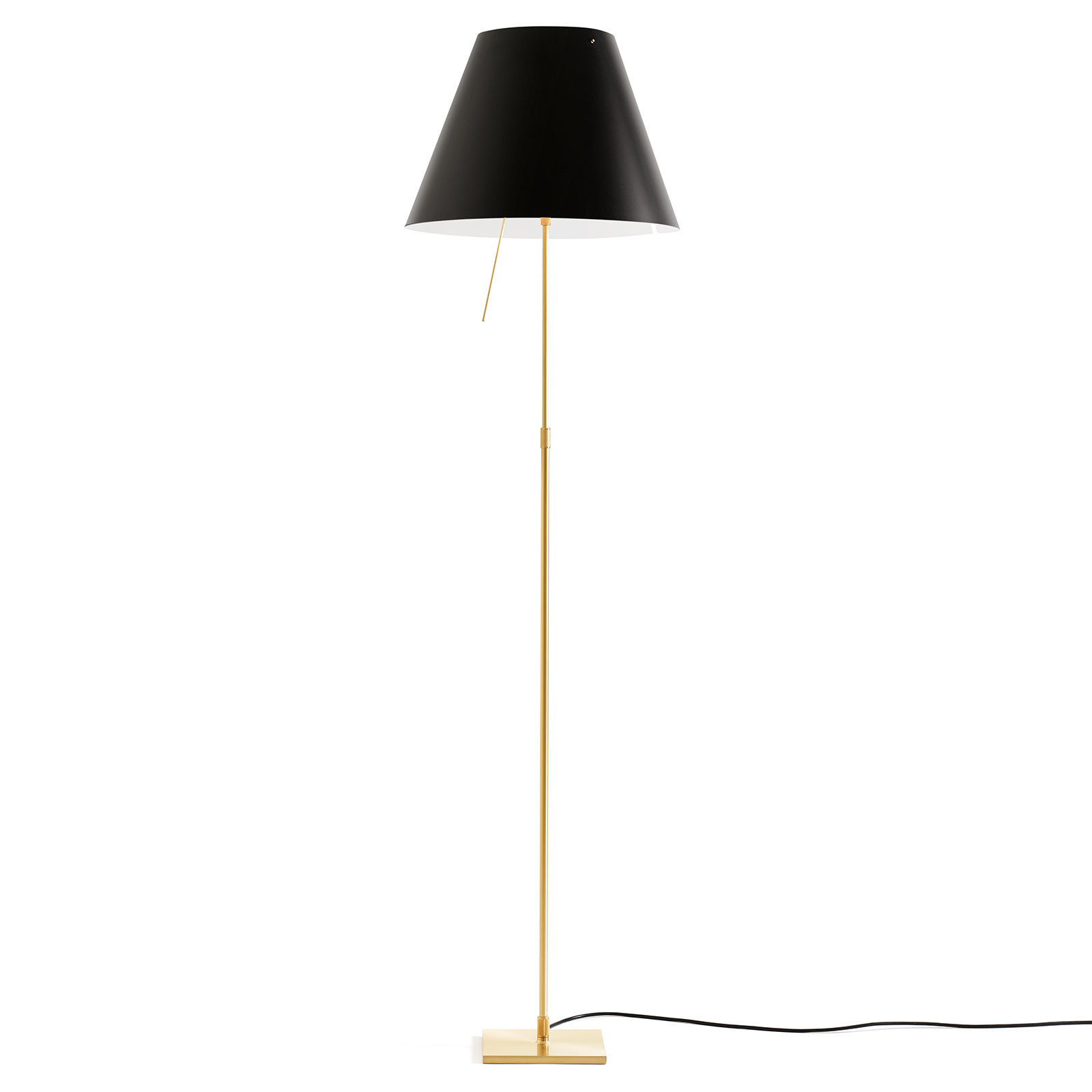 Luceplan Costanza floor lamp D13t, brass