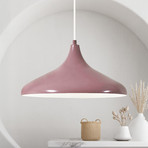 Suspension Claus, lilas/blanc, Ø 35 cm, métal