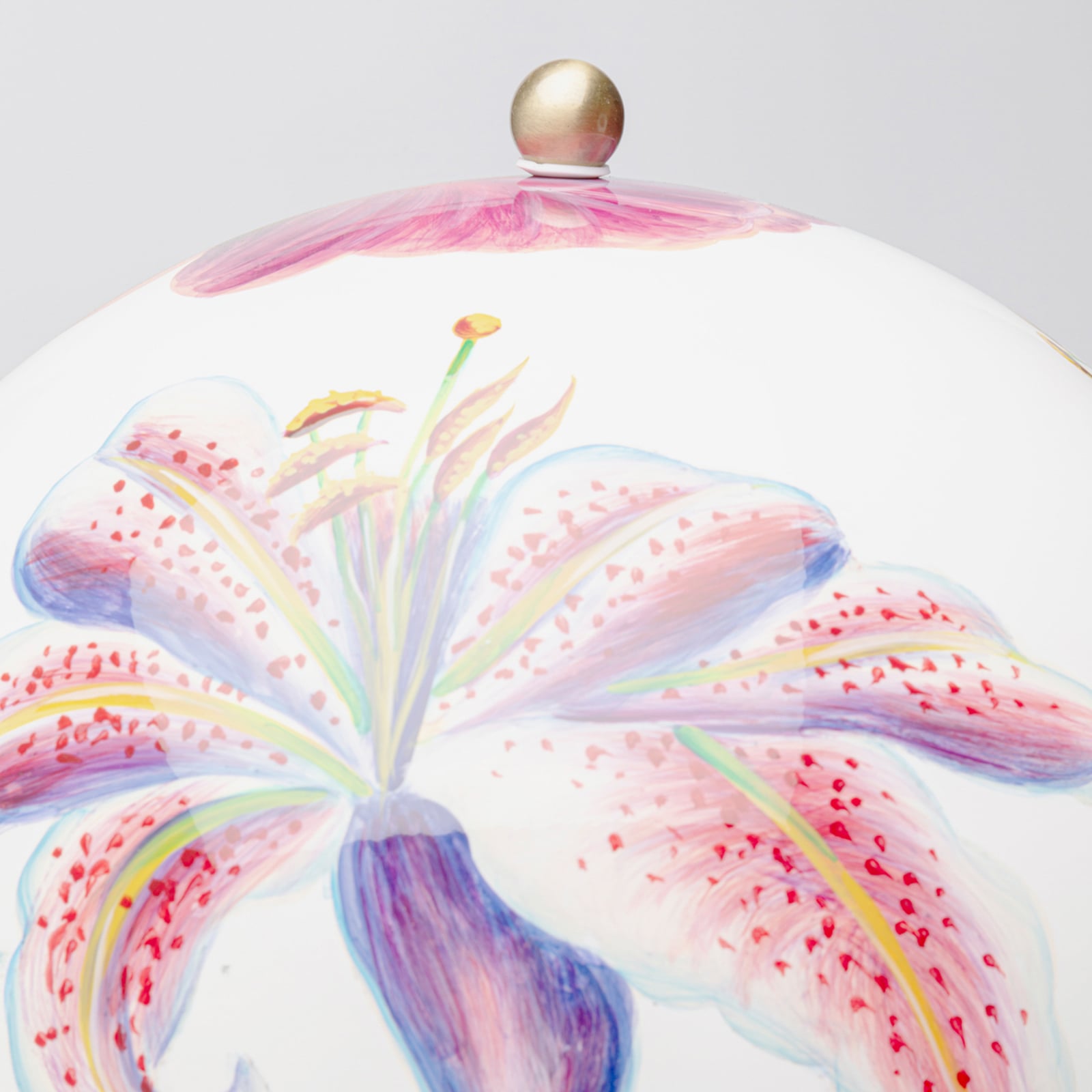 KARE bordlampe Lillies, flerfarget, porselen, E27, 62 cm KARE bordlampe Lillies, flerfarget, porselen, E27, 62 cm