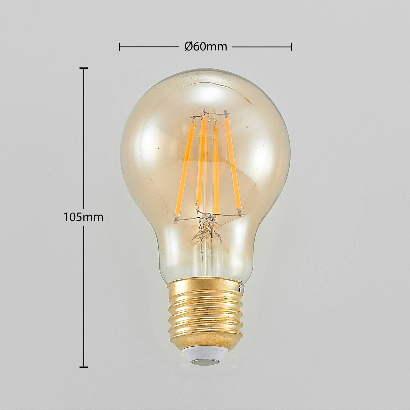 Arcchio Ampoule LED E27 6,5 W 825 ambre 3-step-dim x3